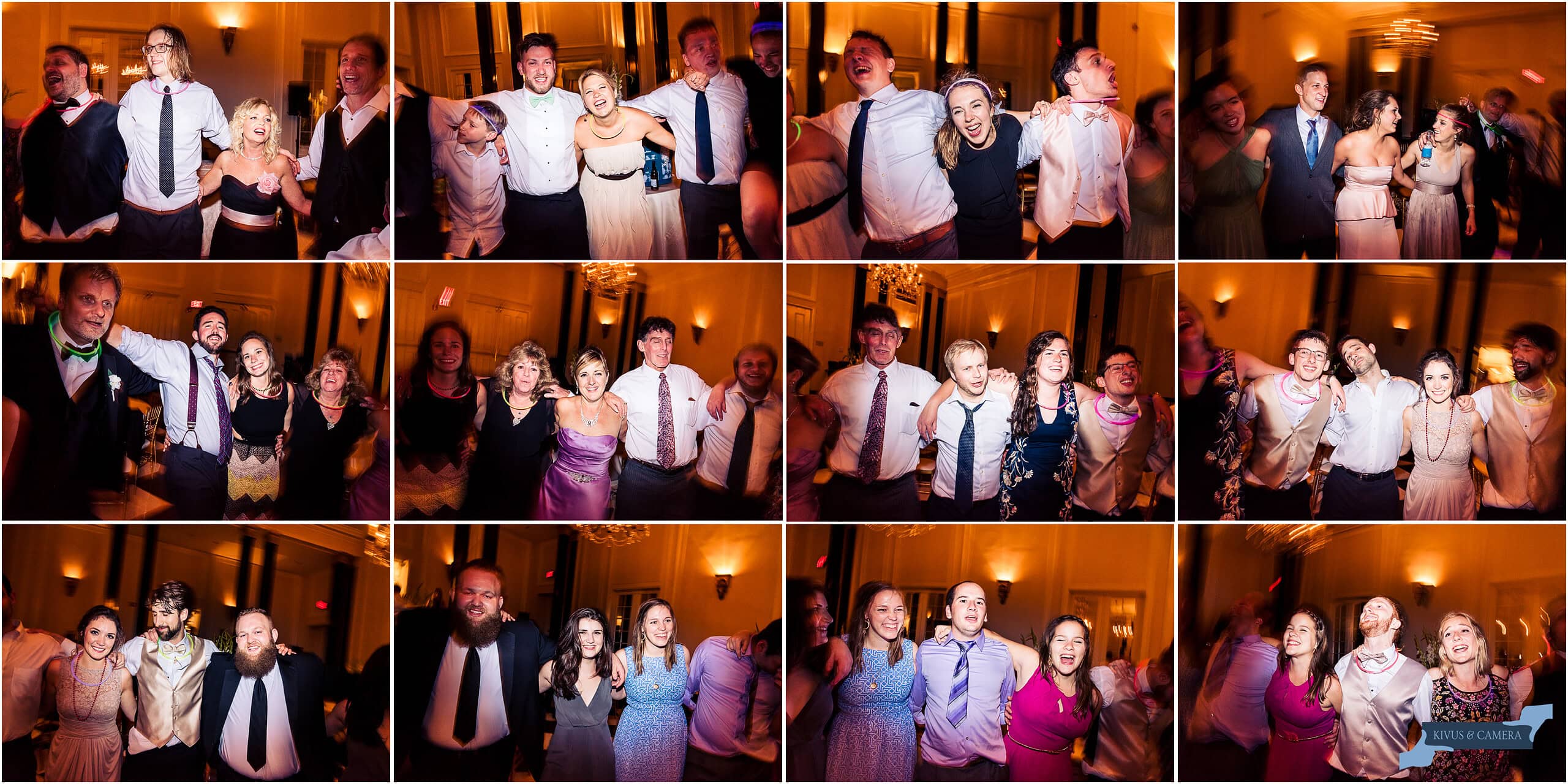 Fun wedding reception