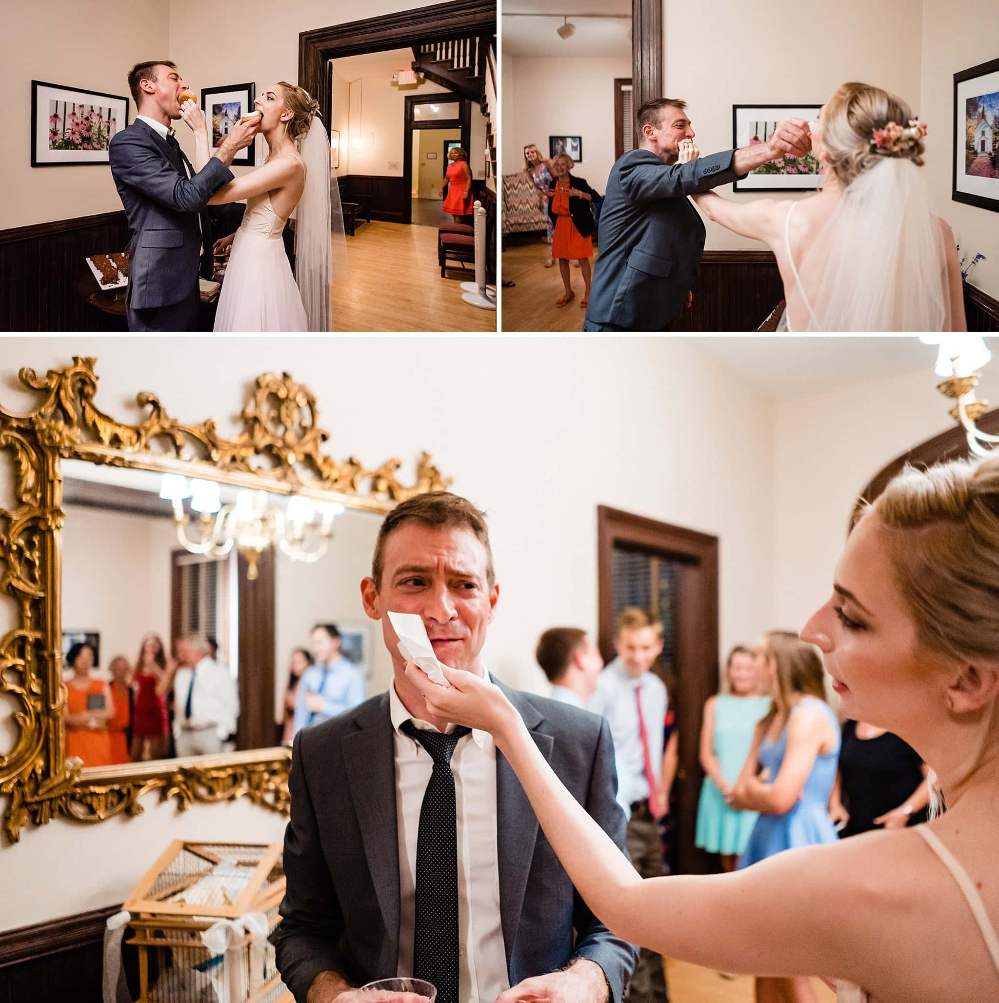 Donuts instead of cake at wedding