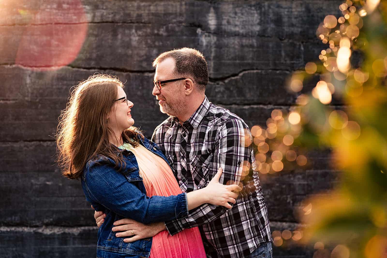 fun raleigh engagement photos at the North Carolina Museum of Art