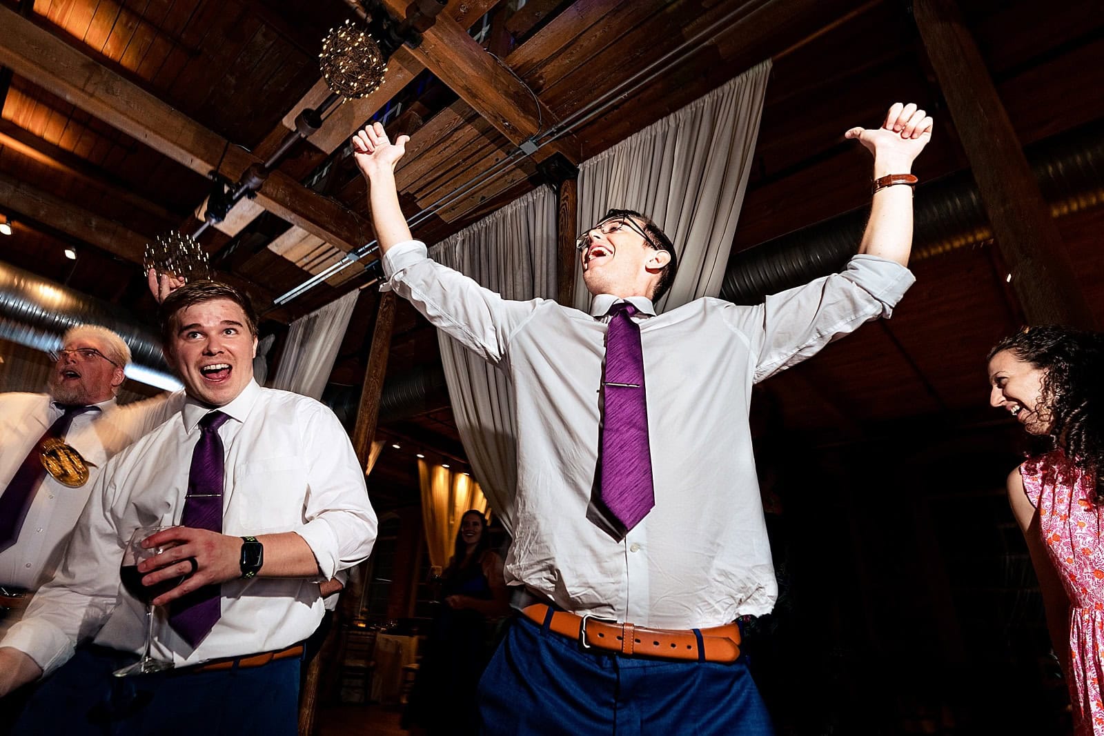When your groomsmen break into Backstreet Boys serenades, you know it's a fun wedding