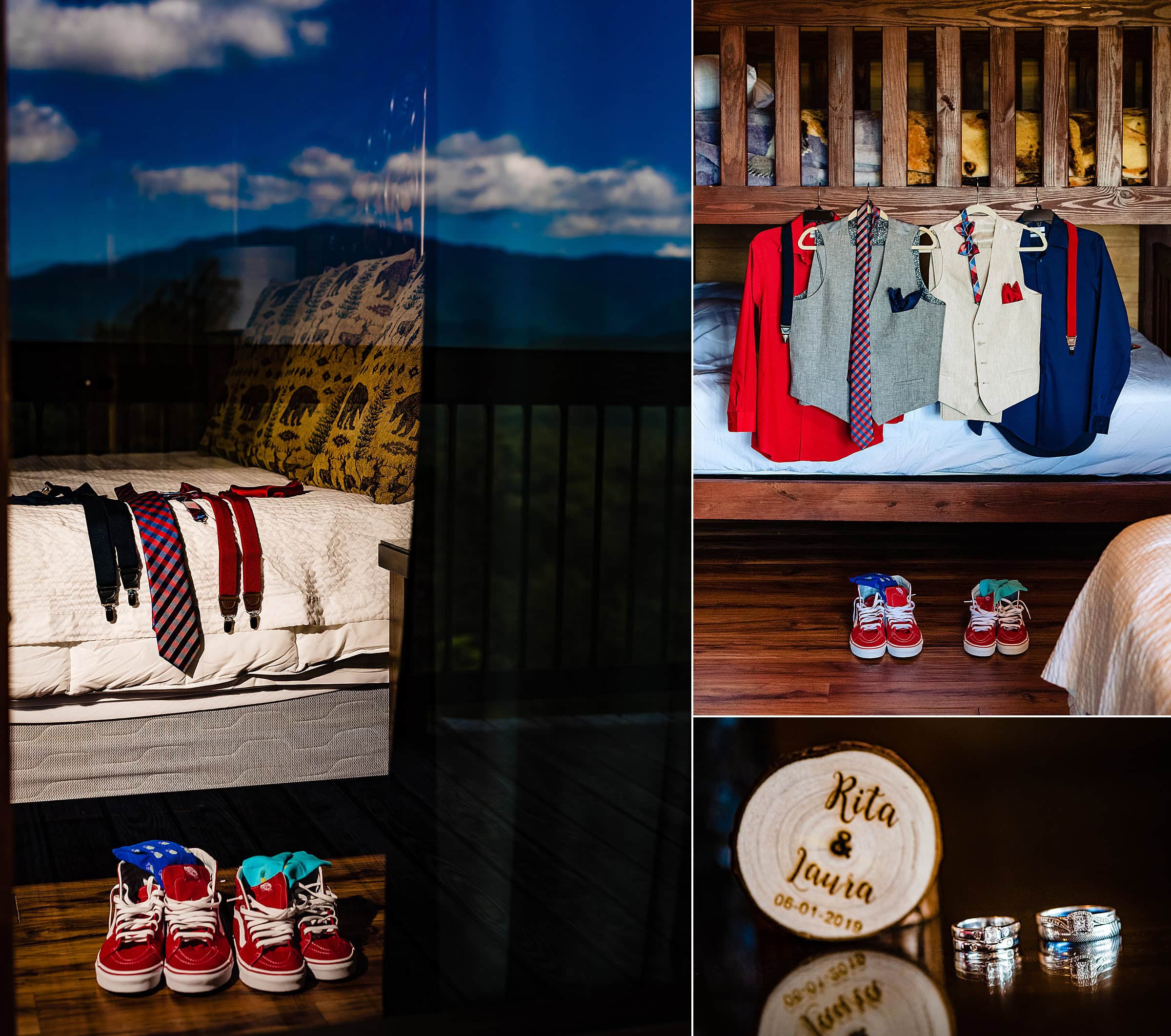 Gatlinburg Mansion, Same-sex wedding, LGBT wedding, Colorful wedding, Intimate Wedding, Gatlinburg Mansion Wedding, Mountain Wedding, North Carolina same-sex wedding photographers | kivusandcamera.com