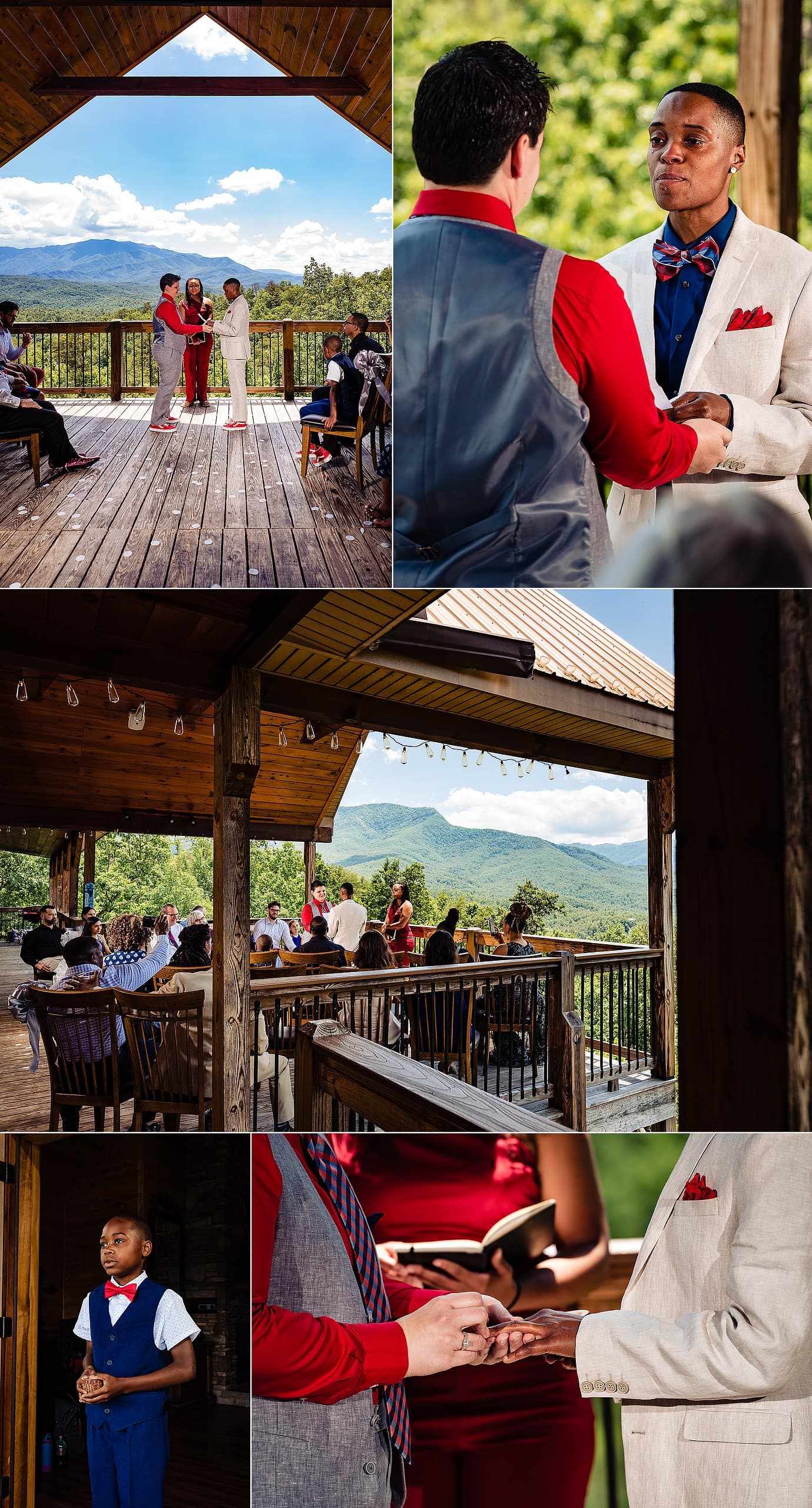 Gatlinburg Mansion, Same-sex wedding, LGBT wedding, Colorful wedding, Intimate Wedding, Gatlinburg Mansion Wedding, Mountain Wedding, North Carolina same-sex wedding photographers | kivusandcamera.com