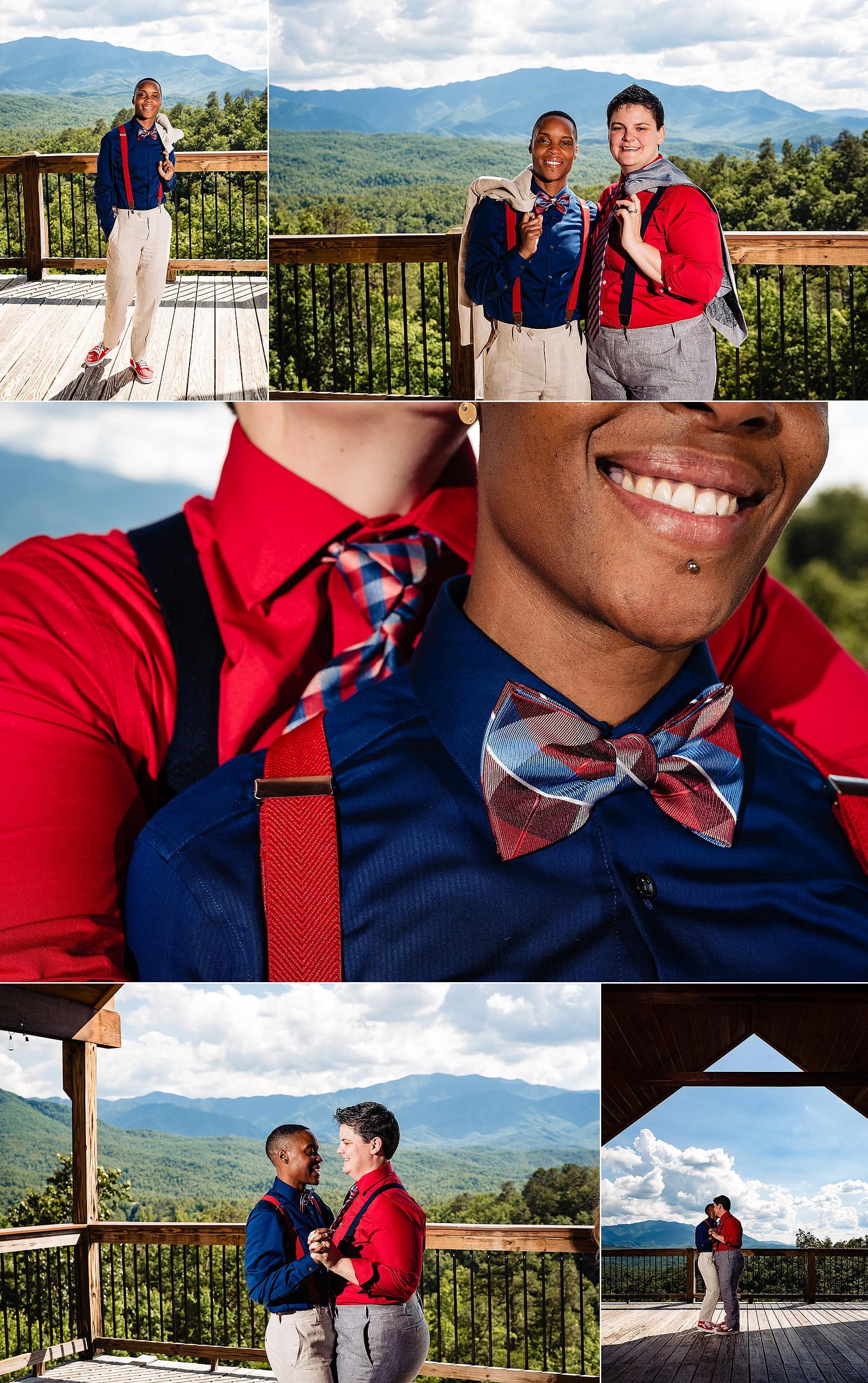 Gatlinburg Mansion, Same-sex wedding, LGBT wedding, Colorful wedding, Intimate Wedding, Gatlinburg Mansion Wedding, Mountain Wedding, North Carolina same-sex wedding photographers | kivusandcamera.com