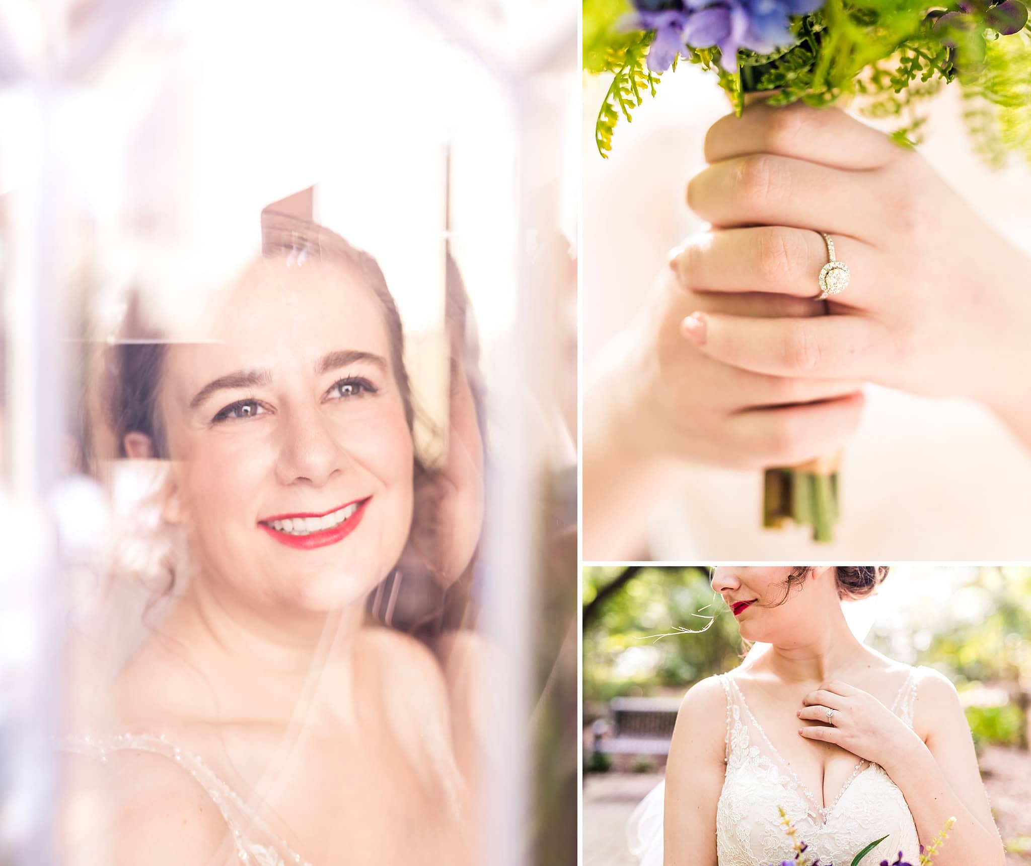 Greensboro Bicentennial Garden Bridal Portraits