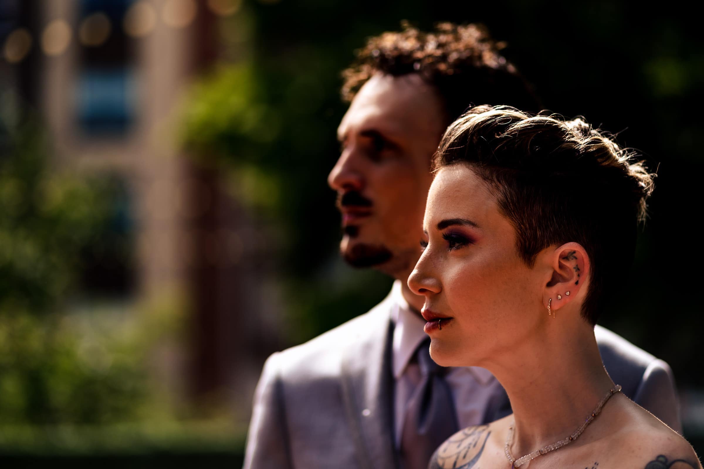 wedding day portraits at City Market | Kivus & Camera