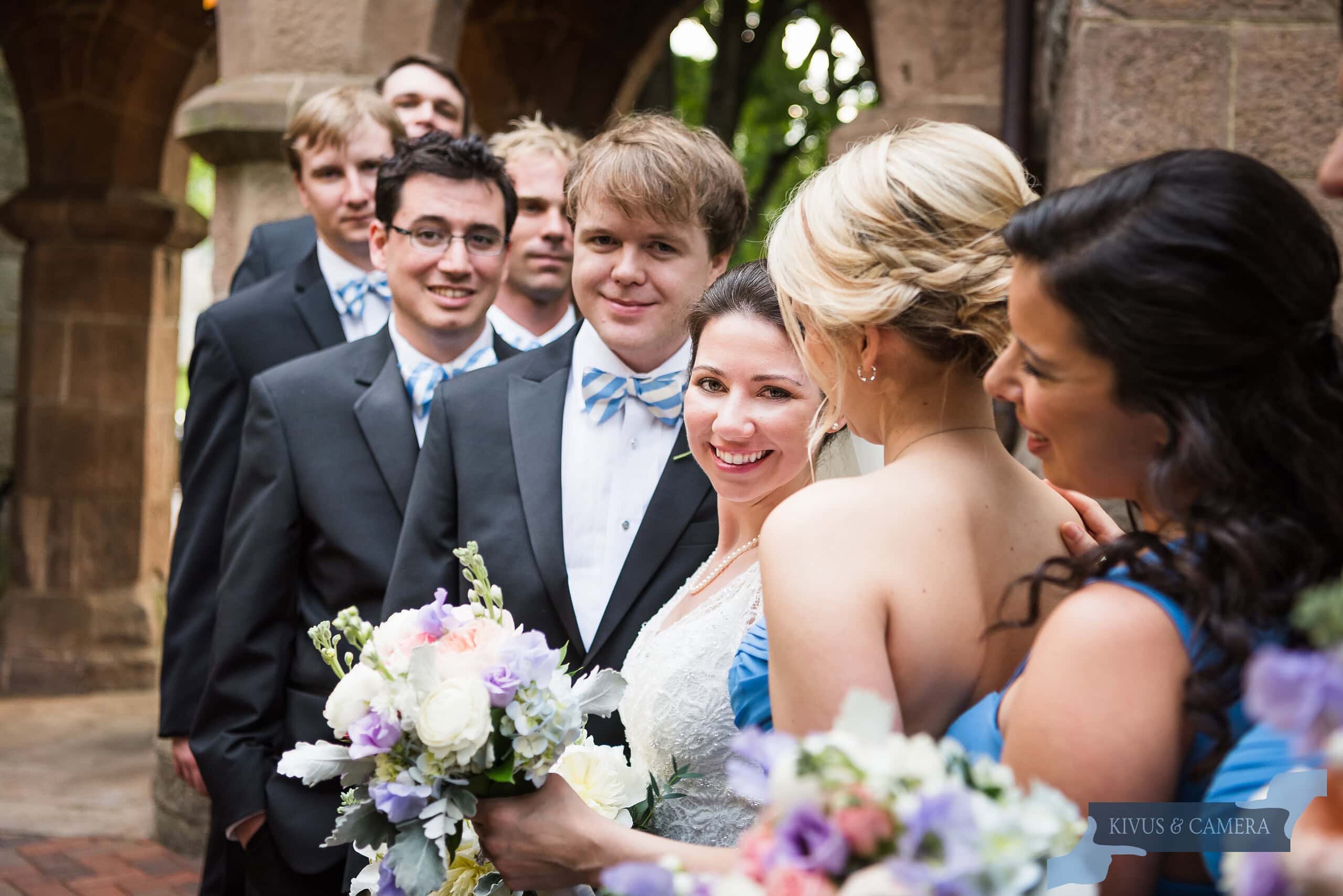 Couple with Wedding Party