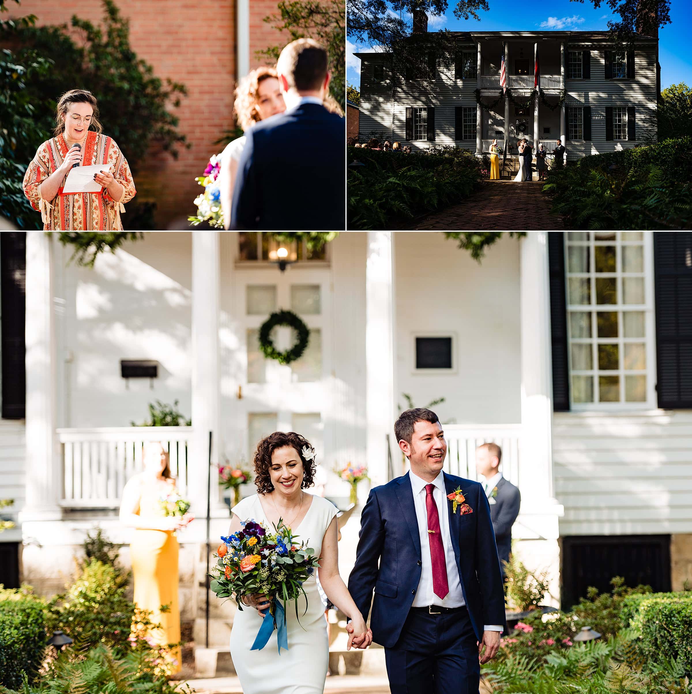 Haywood Hall, Haywood Hall Wedding, Raleigh Wedding, Raleigh Wedding Photographer, NC Wedding Photographer, Southern Wedding, Historic Home wedding, Outdoor Wedding, kivusandcamera.com, downtown raleigh wedding, colorful wedding, Harmony Weddings and Events, Haywood Hall Photos