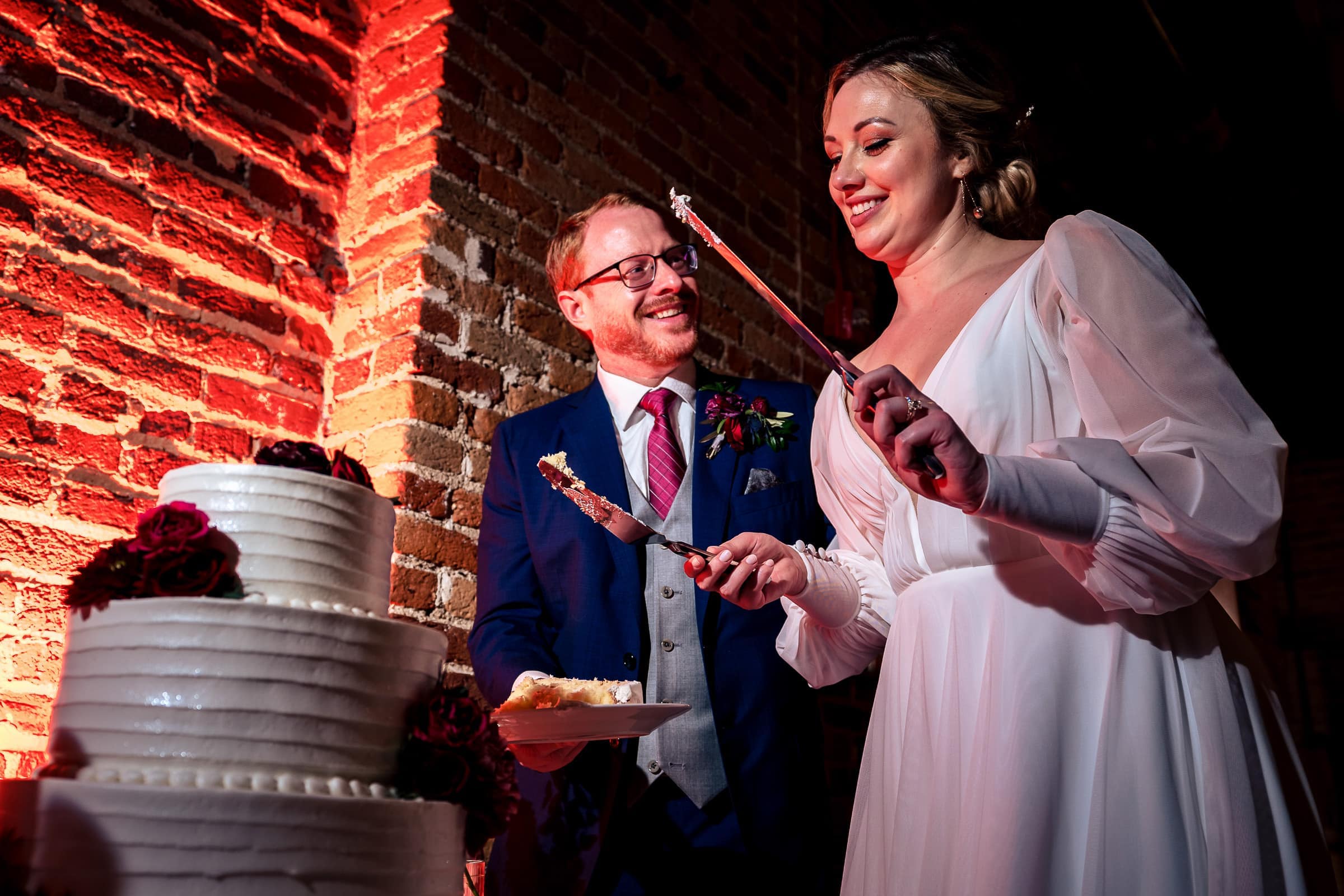 cake cutting at Melrose Knitting Mill | photos by Kivus & Camera