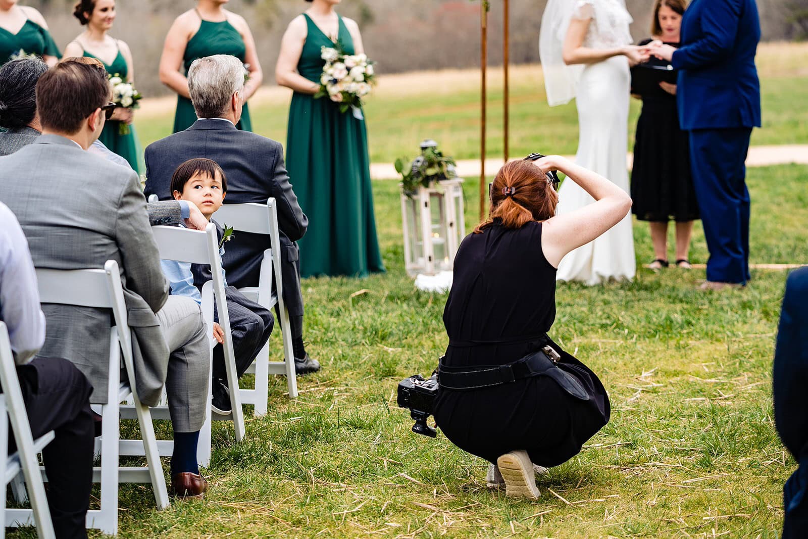 Raleigh wedding photographer behind the scenes