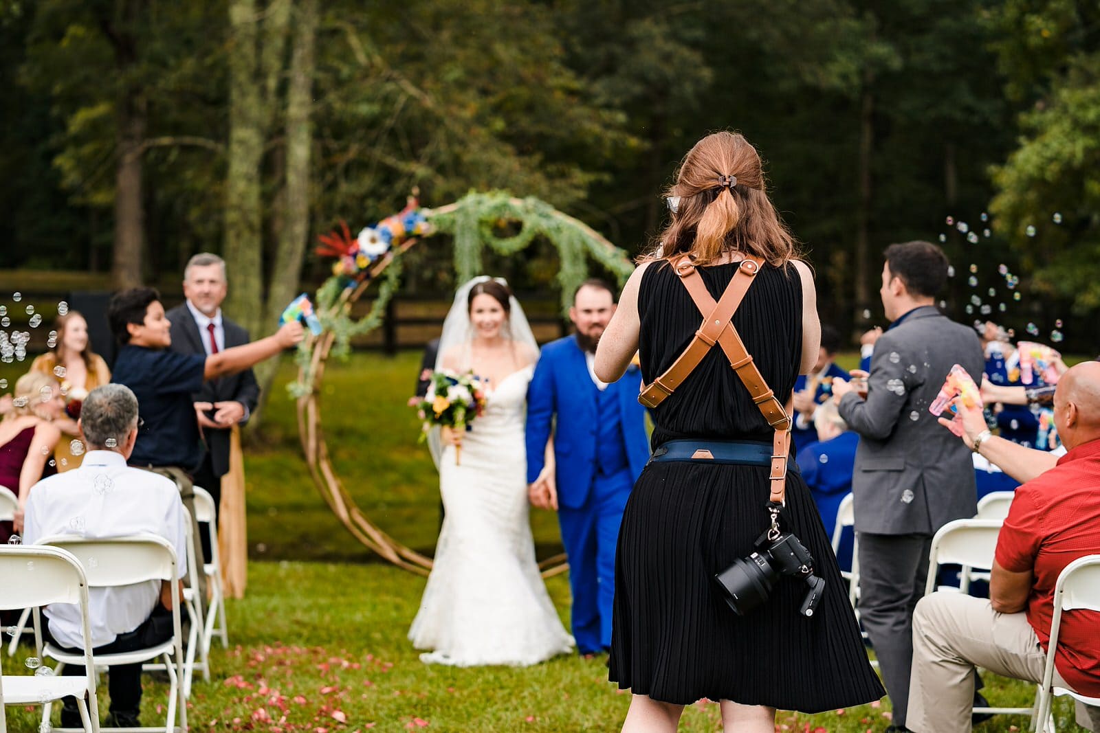 Raleigh wedding photographer behind the scenes