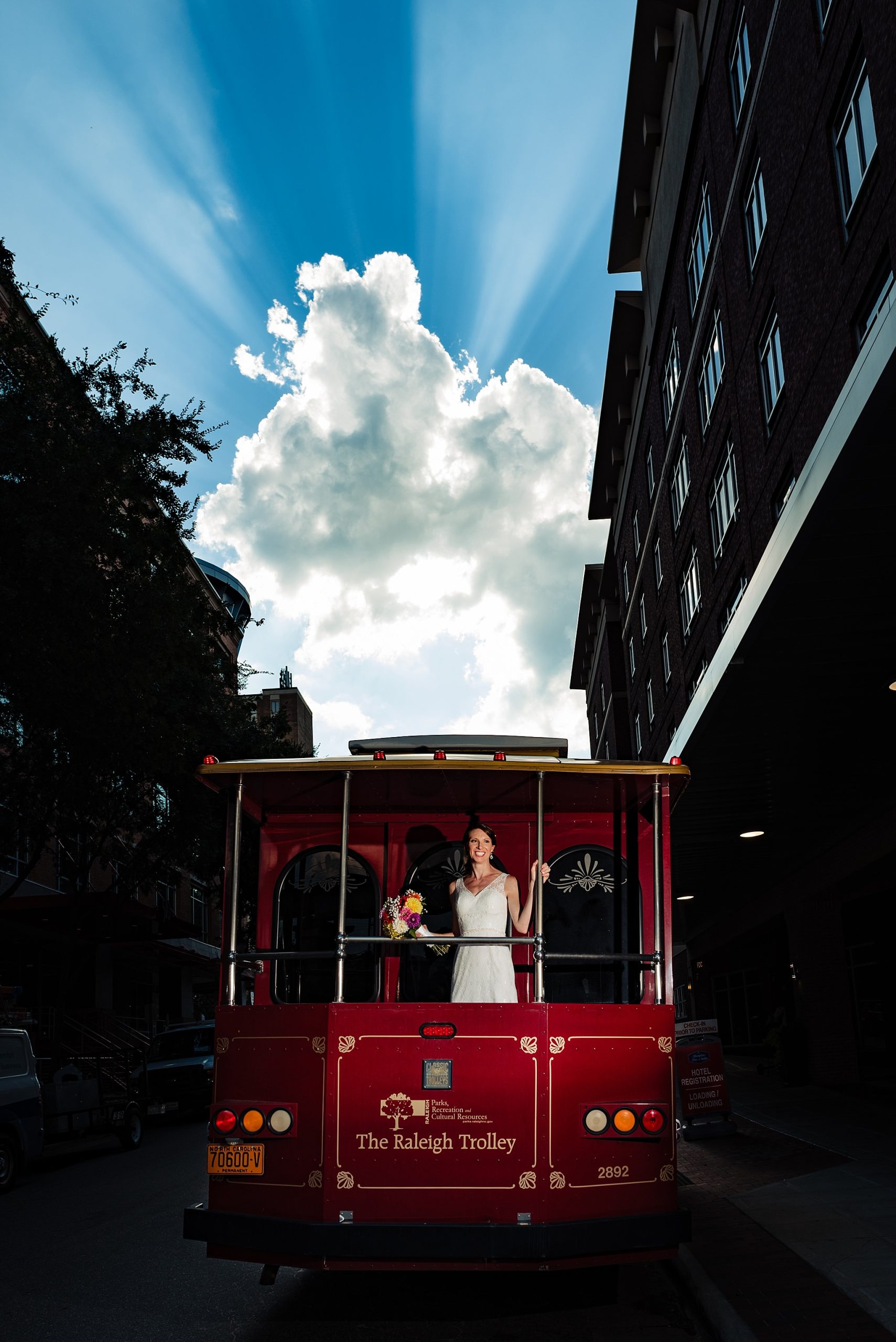 Raleigh Trolley Raleigh Wedding Photography