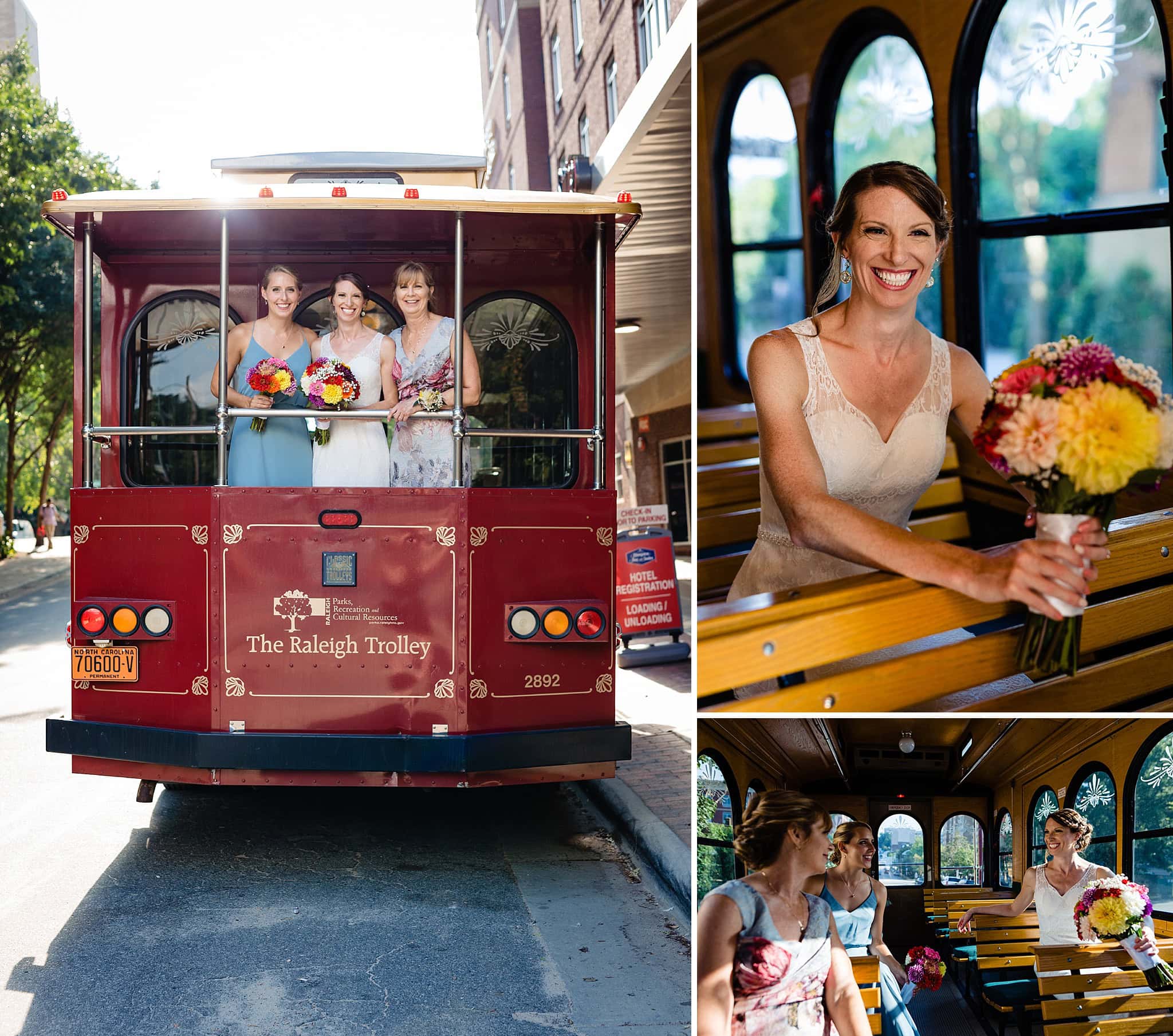 Raleigh Trolley Raleigh Wedding Photography