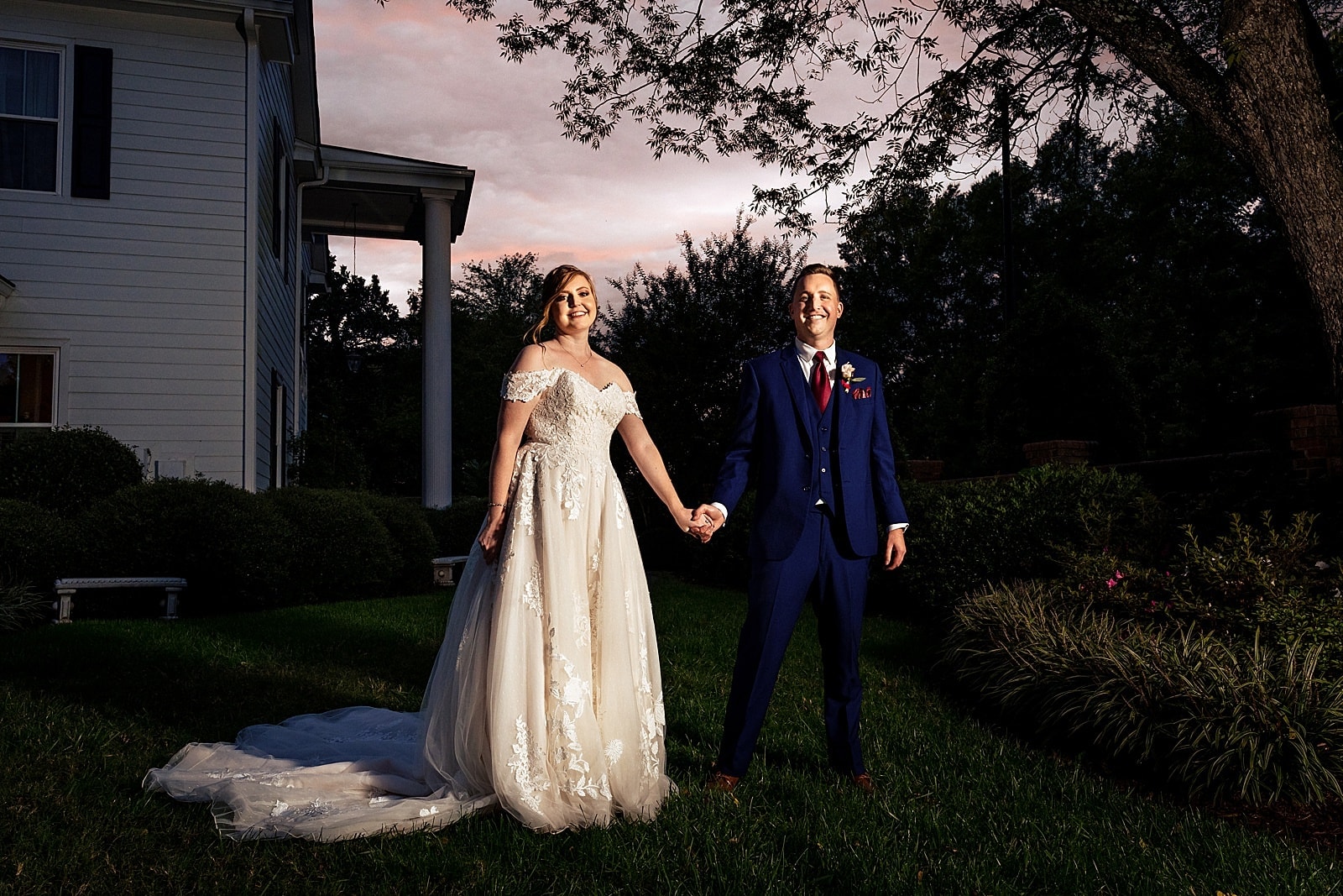 Matthews House wedding portraits