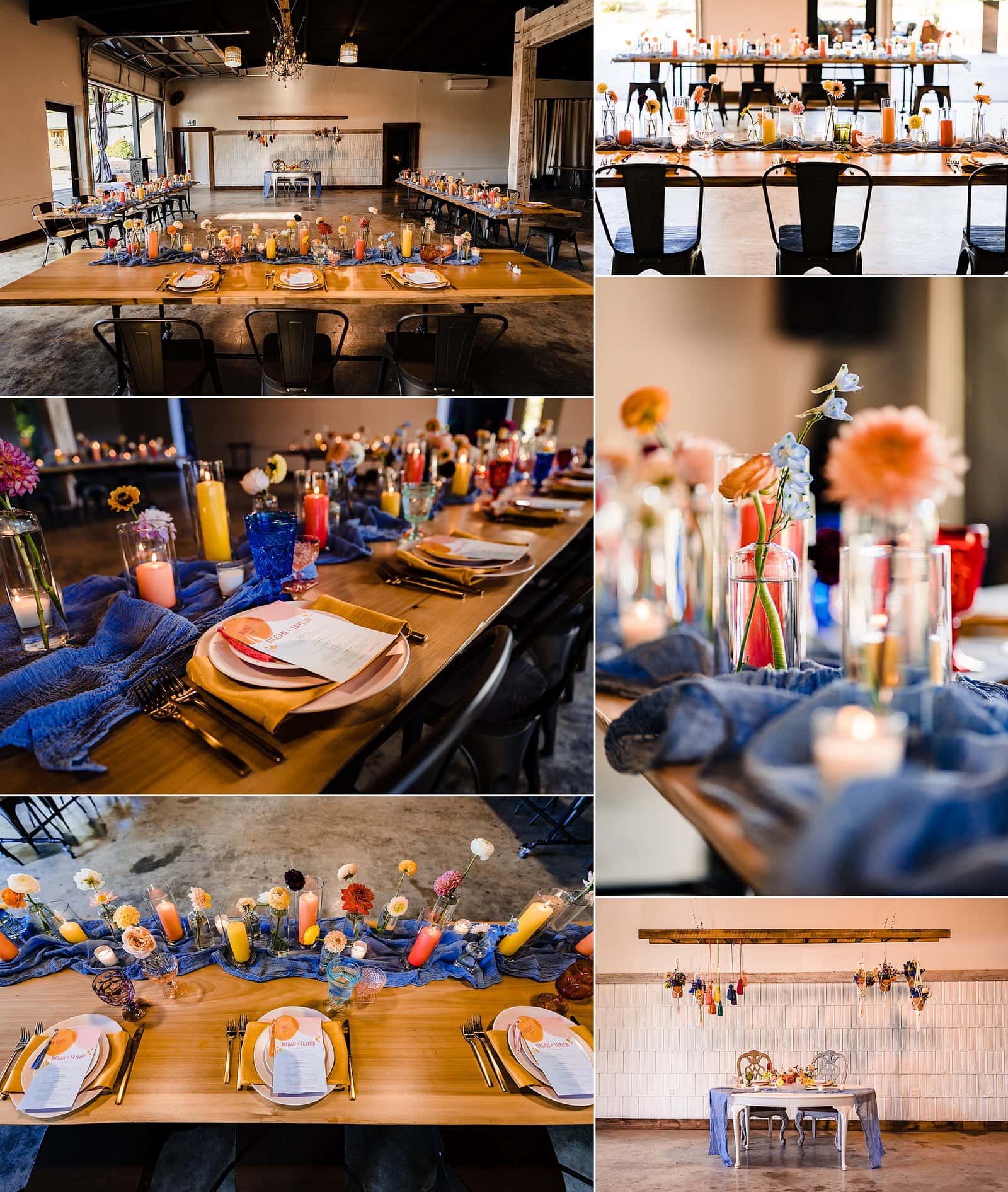 Colorful wedding inspiration - the most colorful wedding reception!