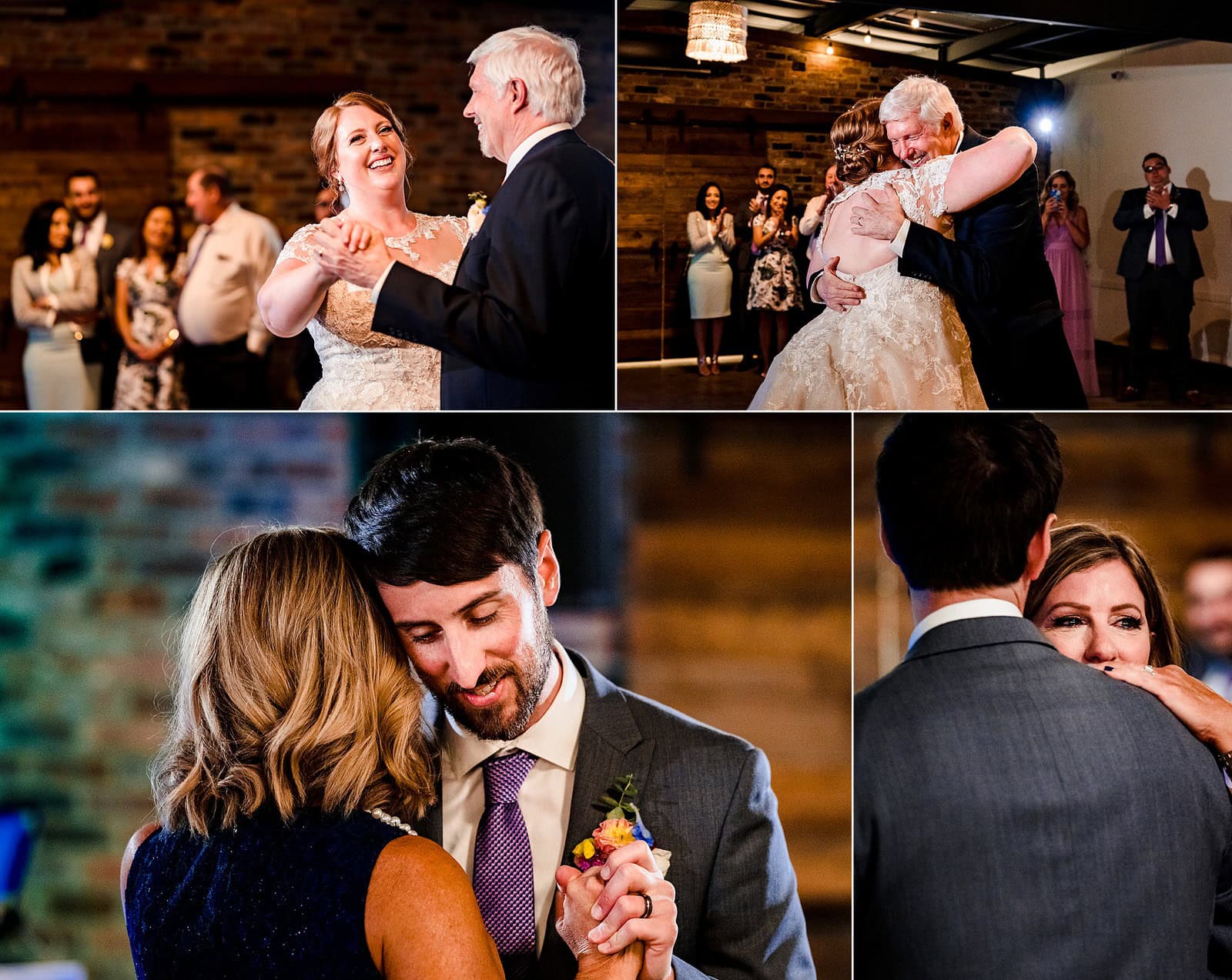 Emotional parent dances
