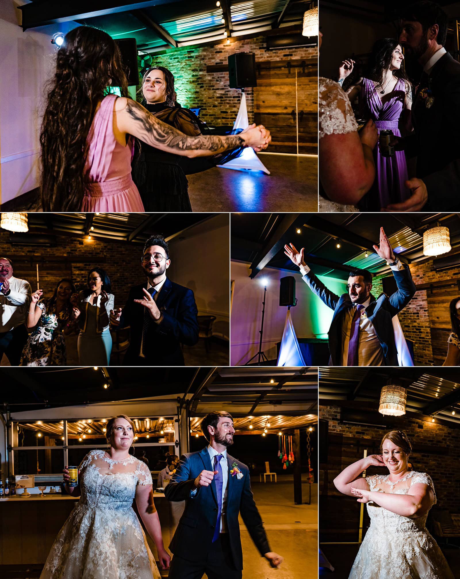 Dance party wedding reception!