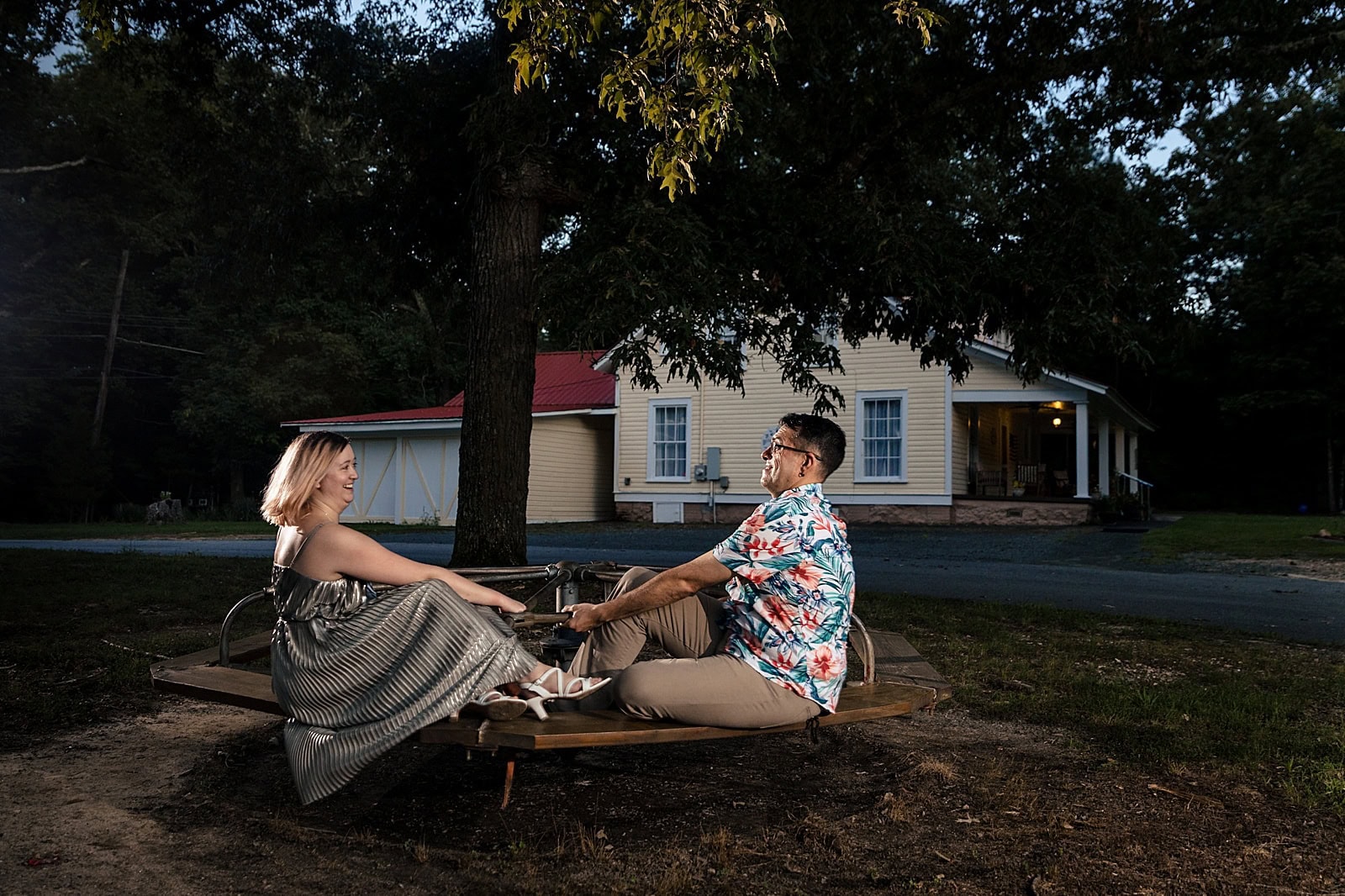 Fun wedding portraits in Durham, NC