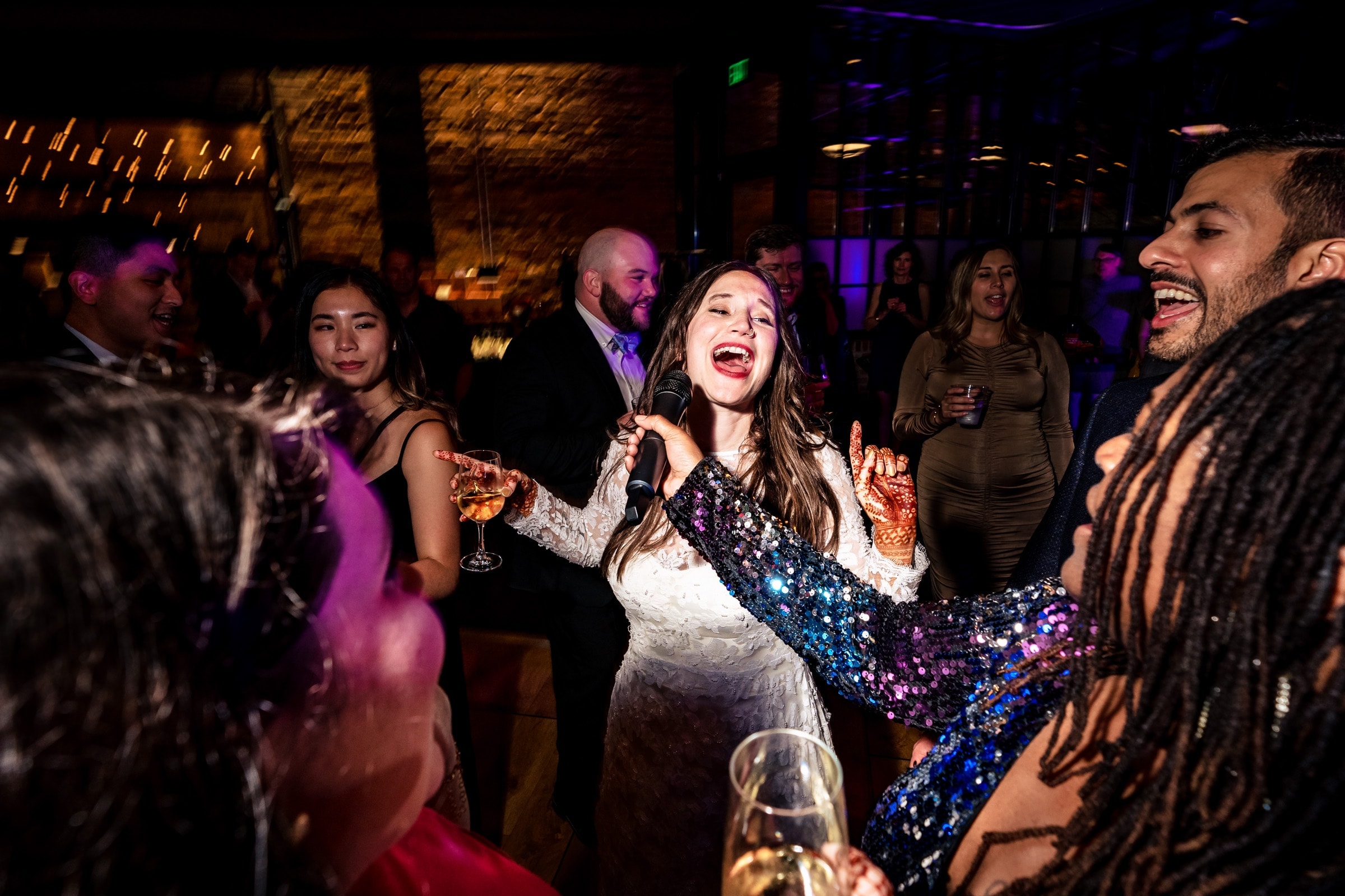 Fun wedding reception at the Cookery in Durham, North Carolina | photos by Kivus & Camera