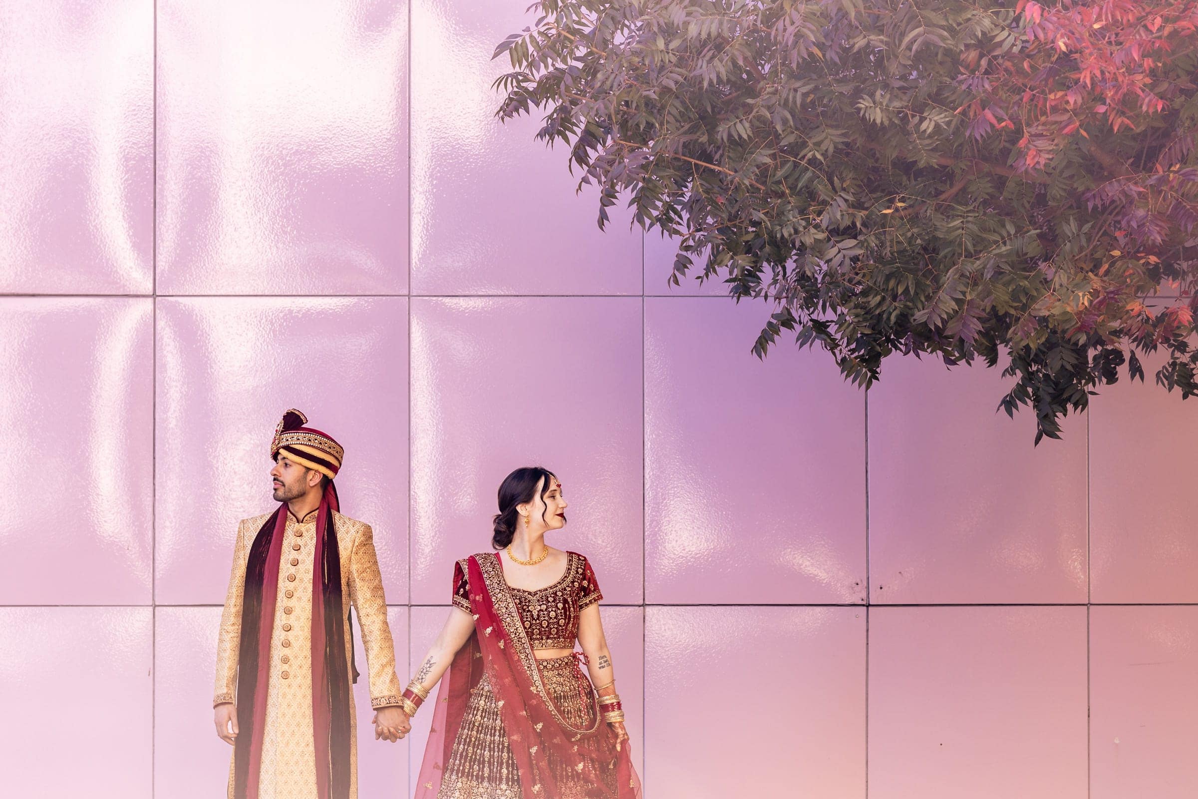 Indian wedding portraits in Durham, North Carolina | photos by Kivus & Camera