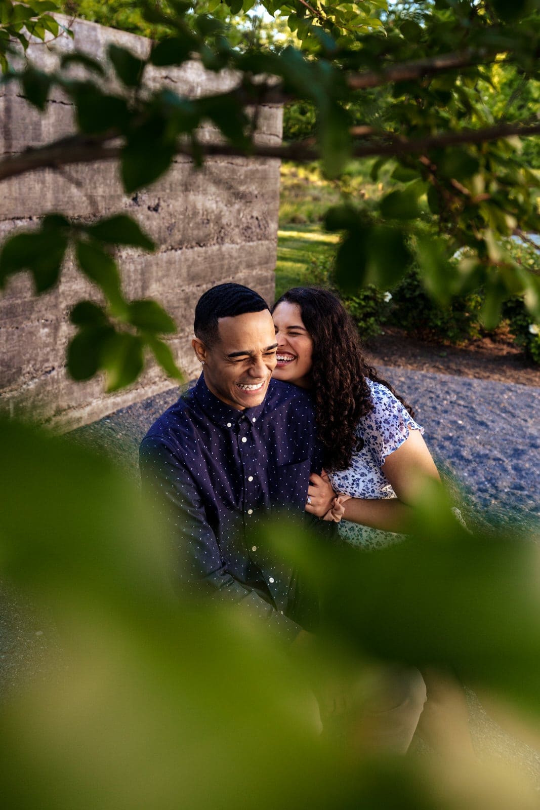 North Carolina Museum of Art park is perfect for engagement photos