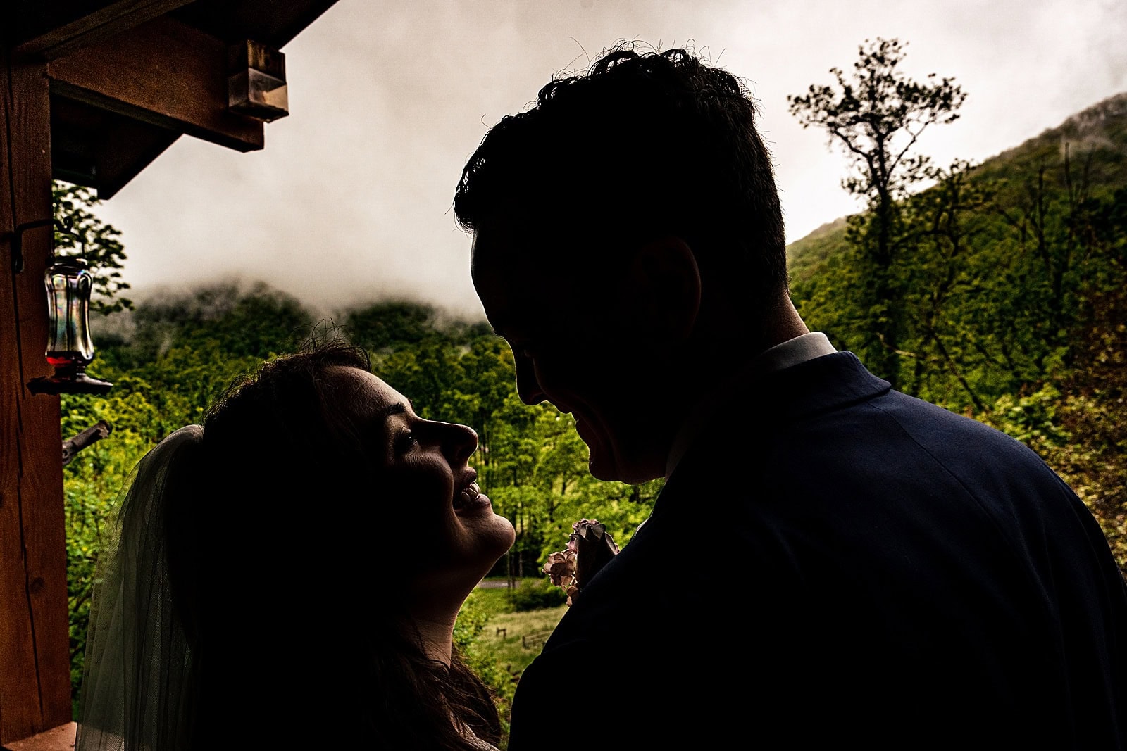 Misty Mountain wedding portraits in Asheville, NC | photos by Kivus & Camera