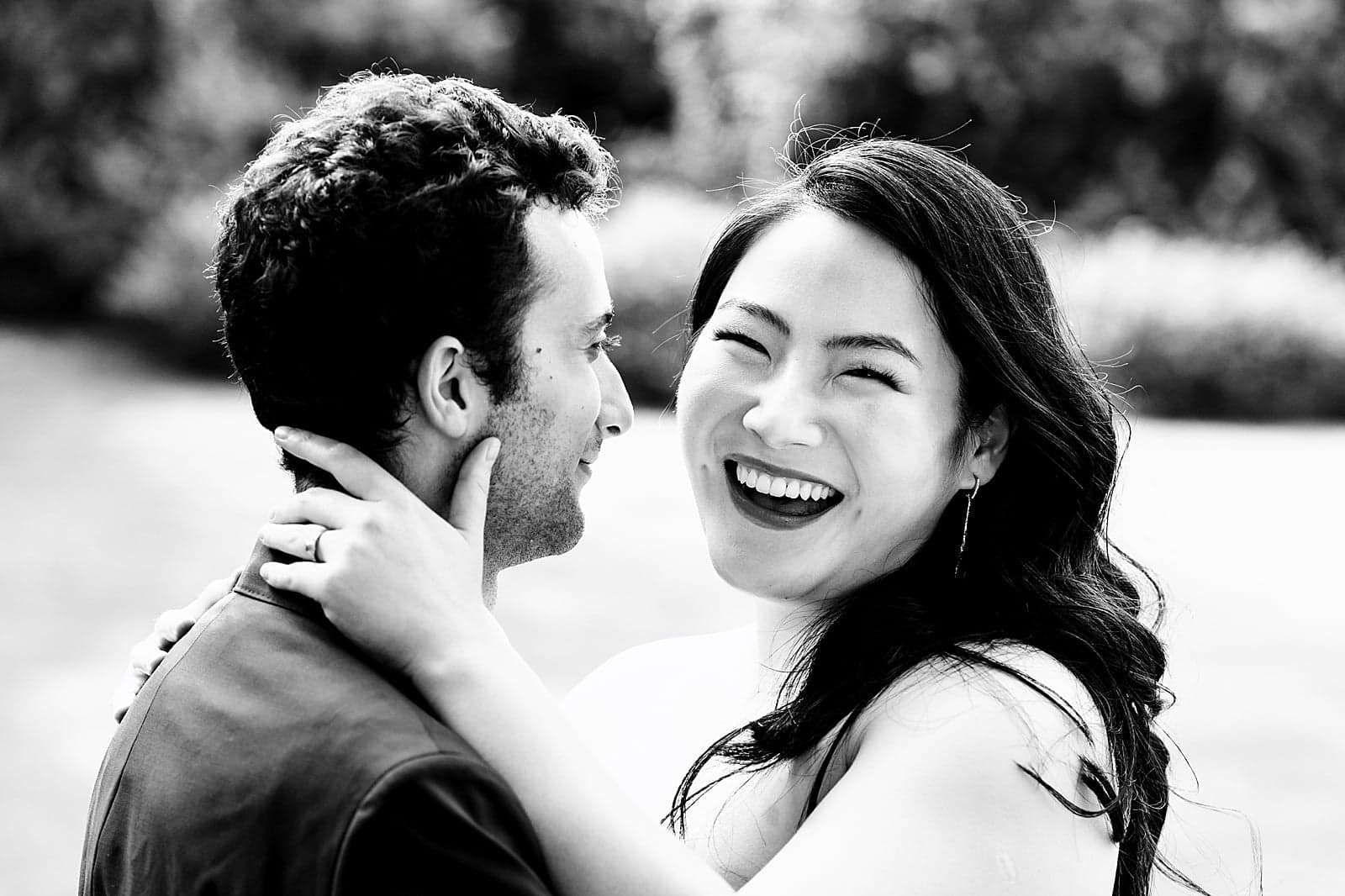 beautiful bride at NCMA wedding