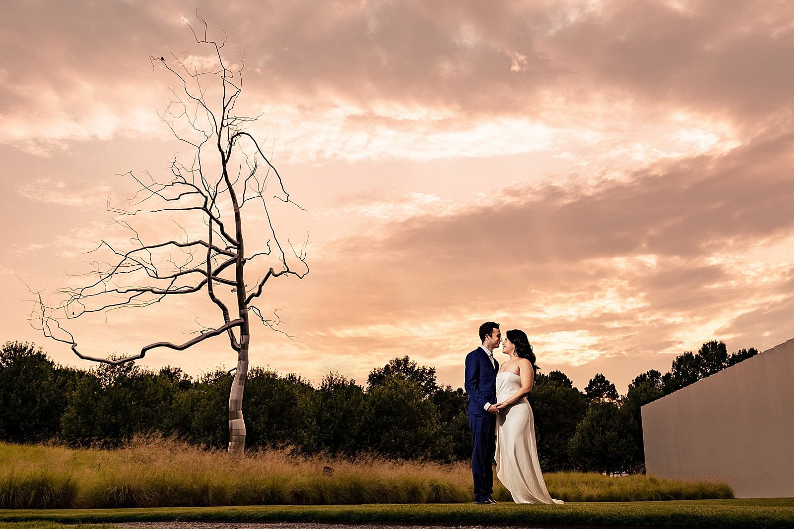 Golden hour portraits at the north carolina museum of art