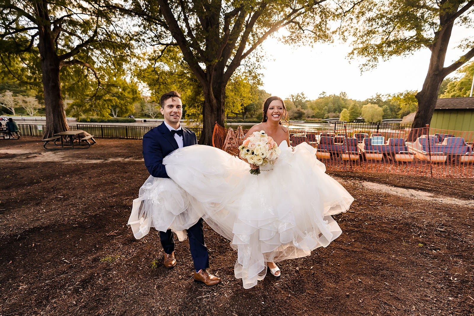 Pullen Park Wedding photos