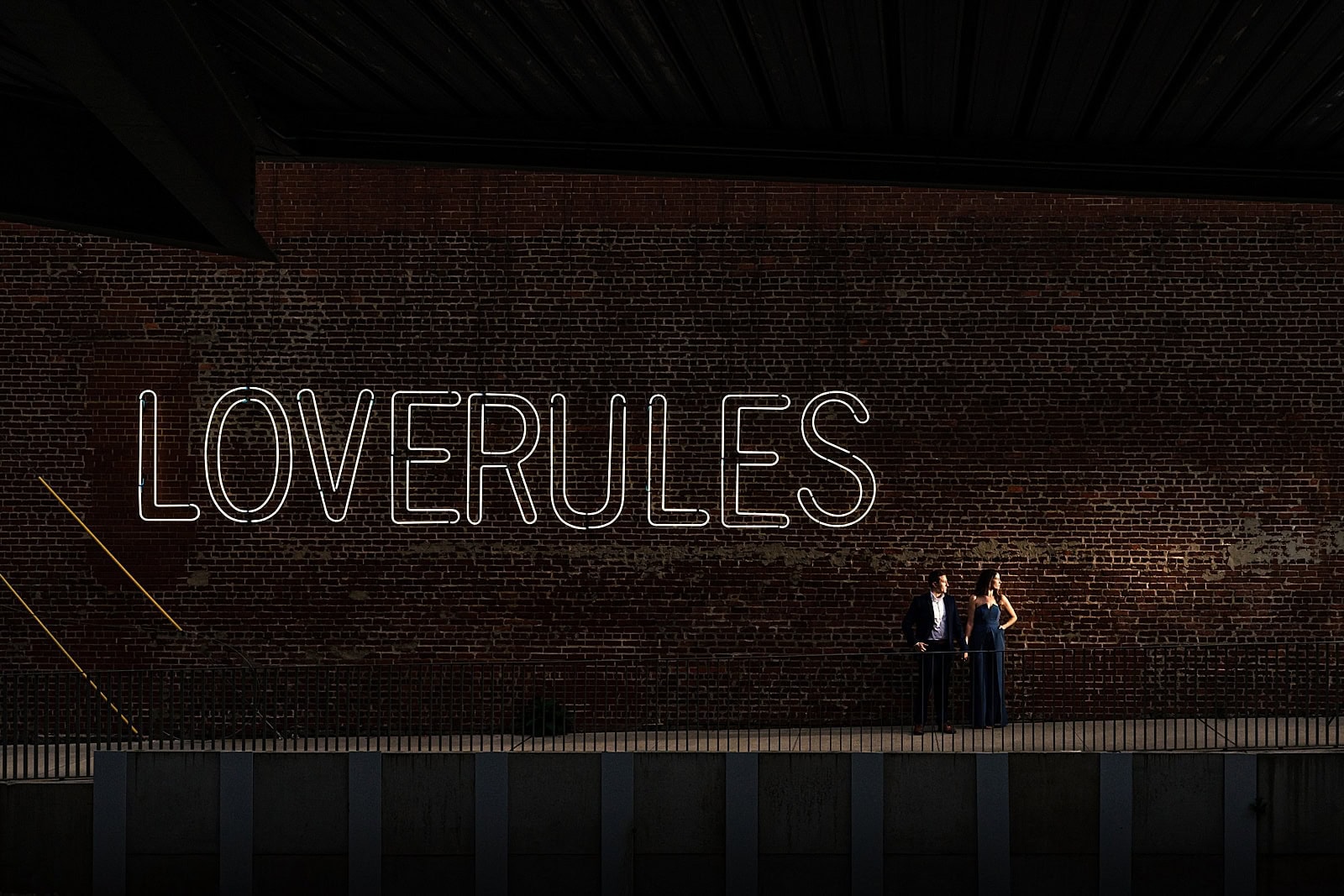 Dramatic and creative engagement photography in Raleigh 
