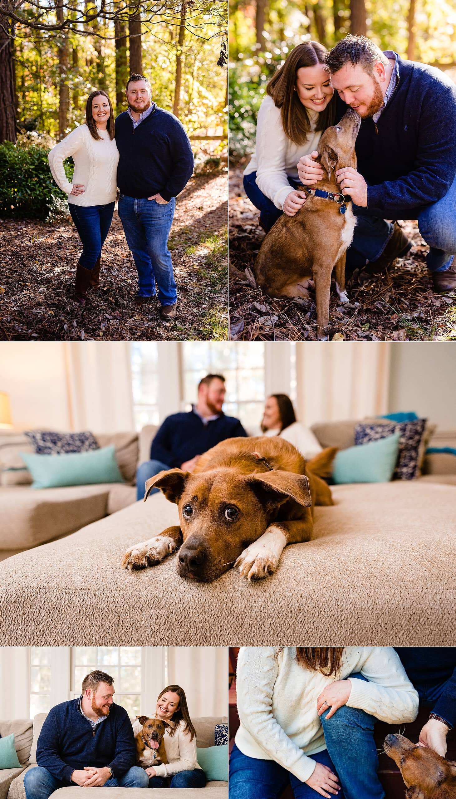 Engagement photos with dog, kivusandcamera.com, NC Wedding Photographer, Raleigh Engagement Photographer, Raleigh Engagement Photos, Raleigh Skyline Portraits, Raleigh Wedding Photographer