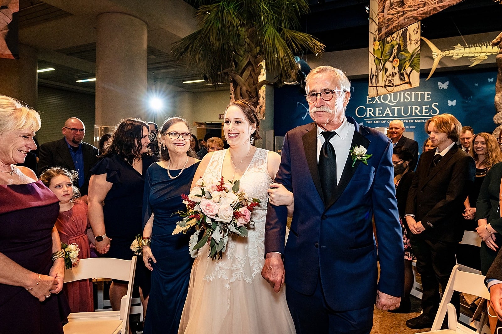 NC Science Museum wedding ceremony