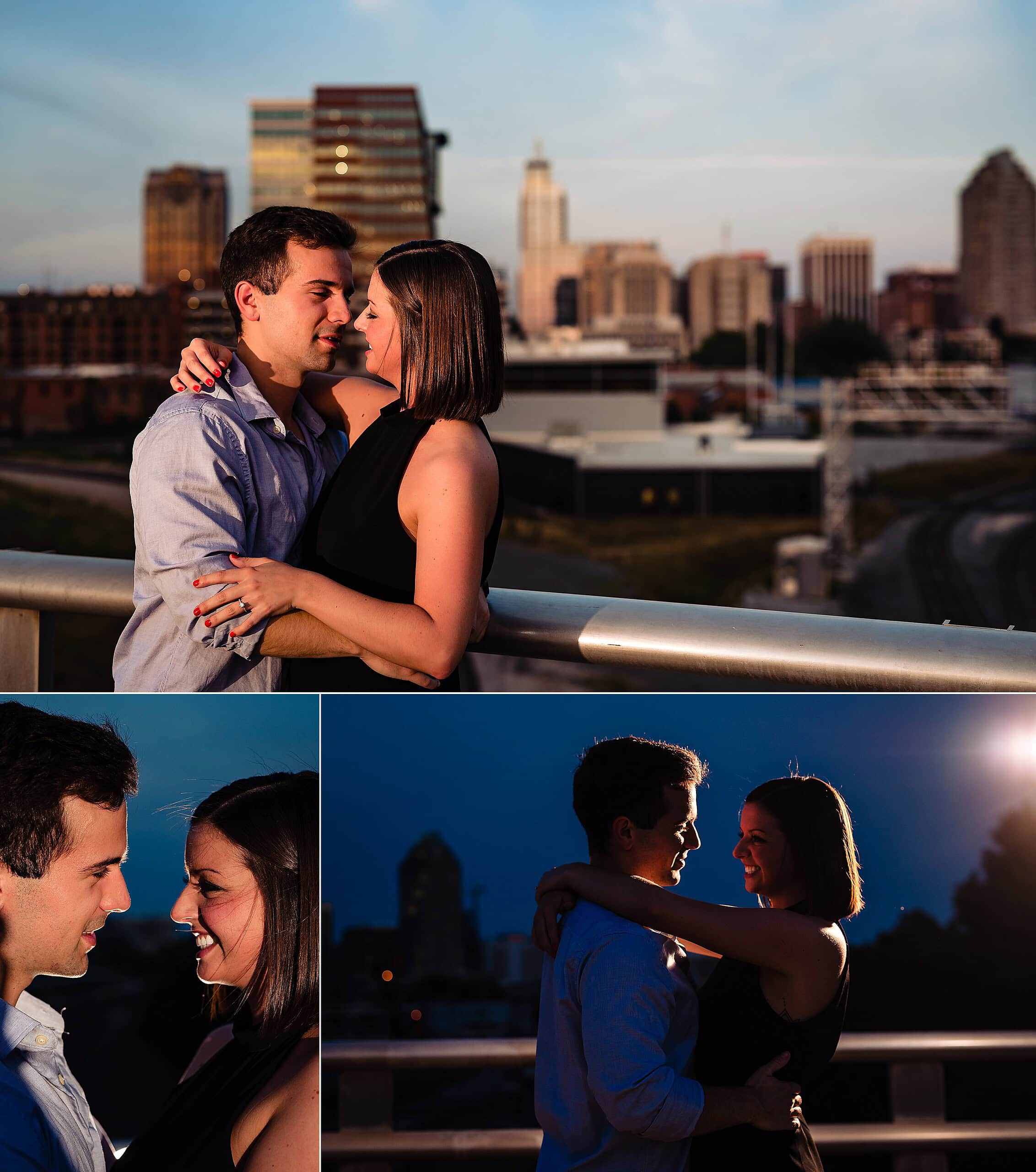 Raleigh Warehouse District, Downtown Raleigh Engagement Photos, Raleigh Engagement Photographer, Boxcar Barcade Engagement Photos, Boylan Bridge Engagement Photos, Brewery Engagement Photos | kivusandcamera.com