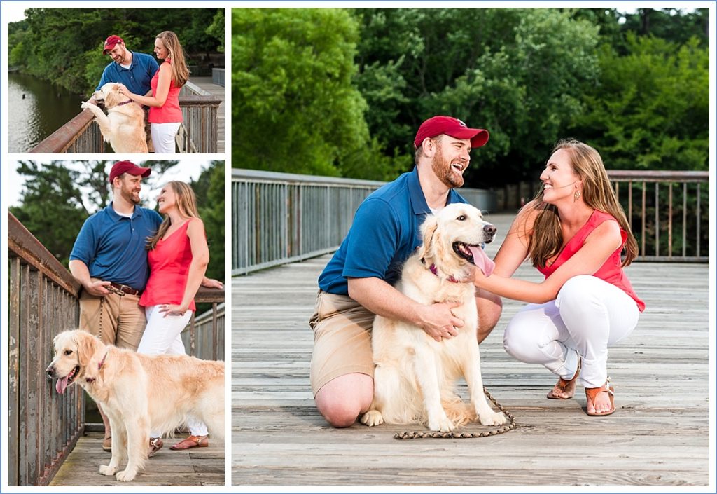 Dog at Engagement Session