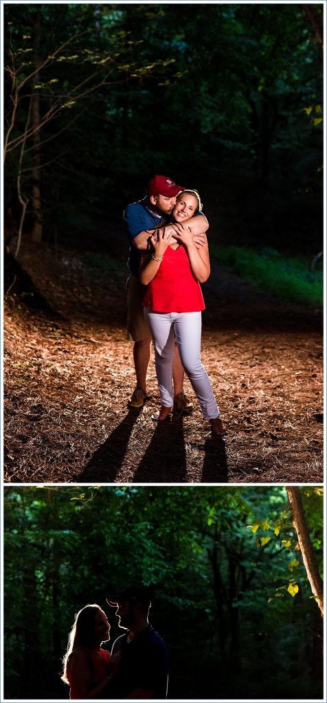 Nighttime Engagement Photography