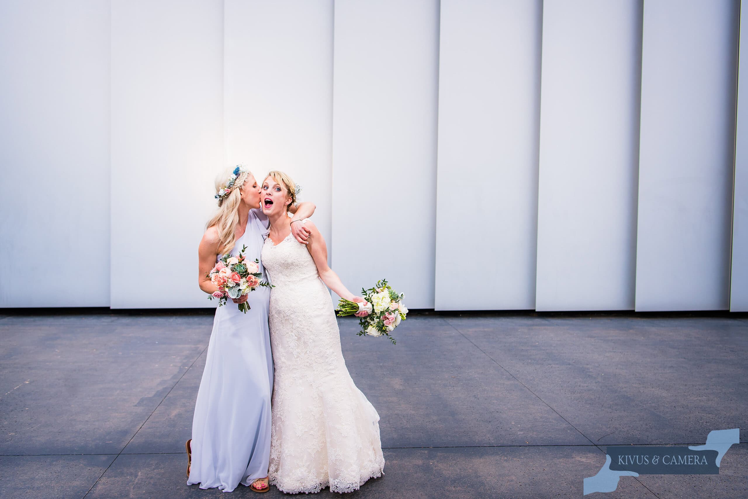 Bride and Bridesmaid