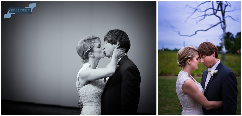 Sunset wedding portraits