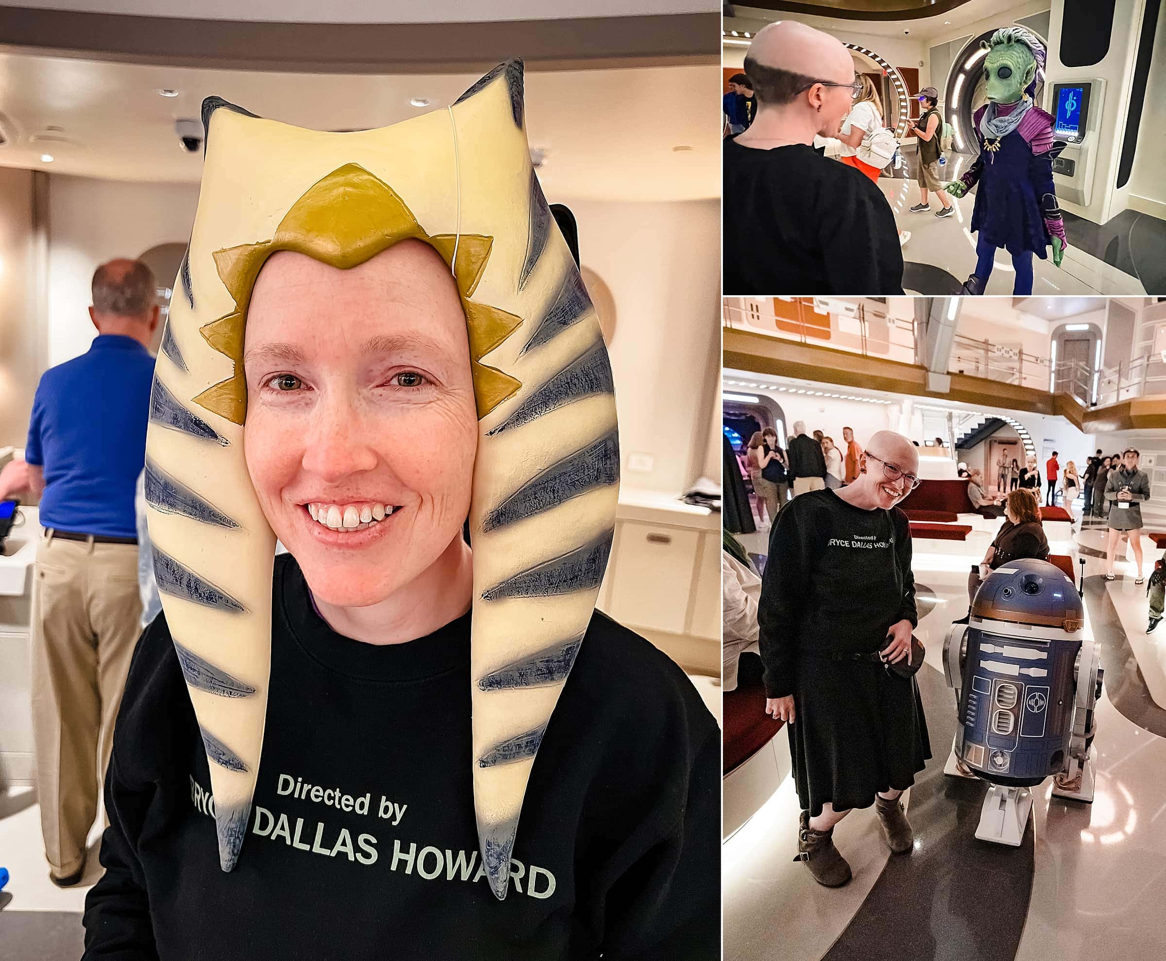 Having fun and meeting new friends on the Star Wars Galactic Starcruiser Halcyon