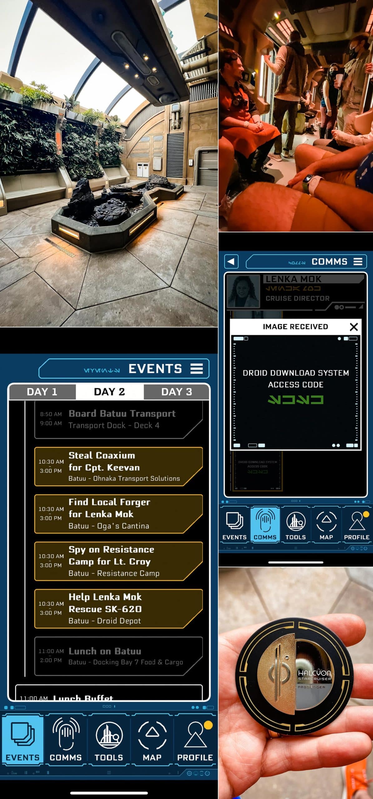 the excursion to Batuu during the Star Wars Galactic Starcruiser trip is lots of fun