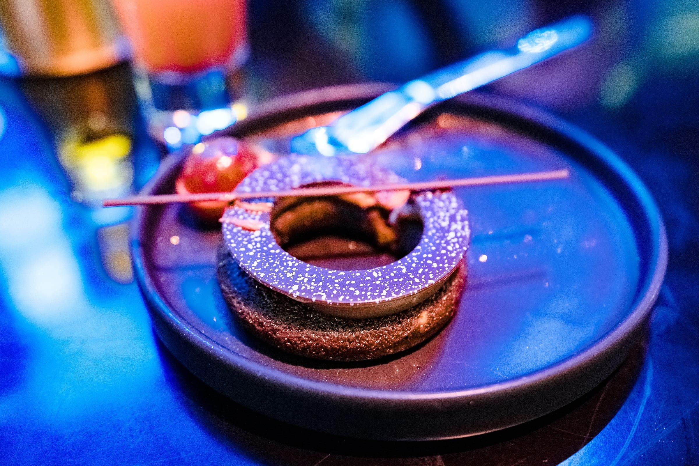 chocolate dessert at the Star Wars Hotel