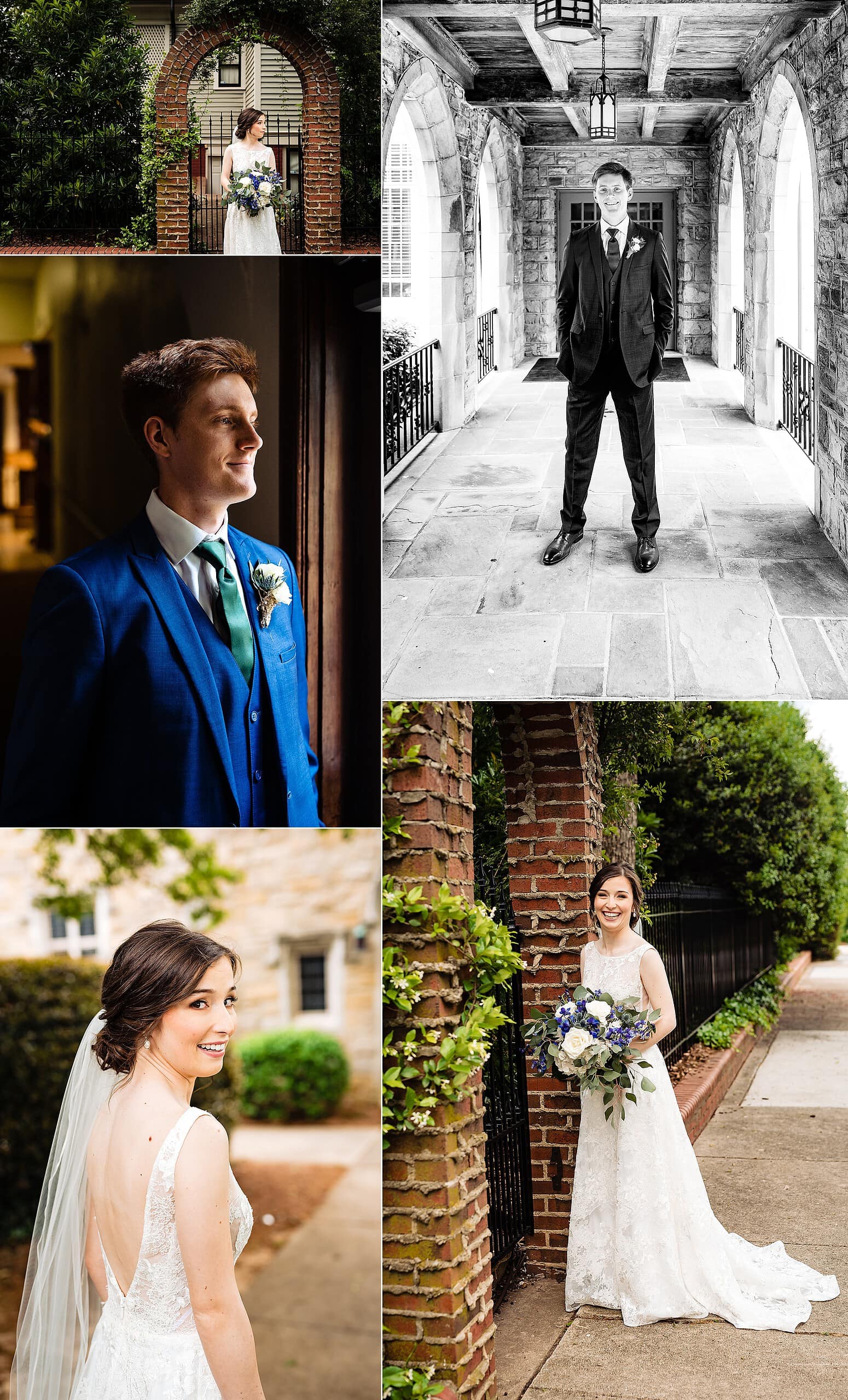 Bride & Groom Portraits | Colorful North Carolina Wedding Photographers | kivusandcamera.com