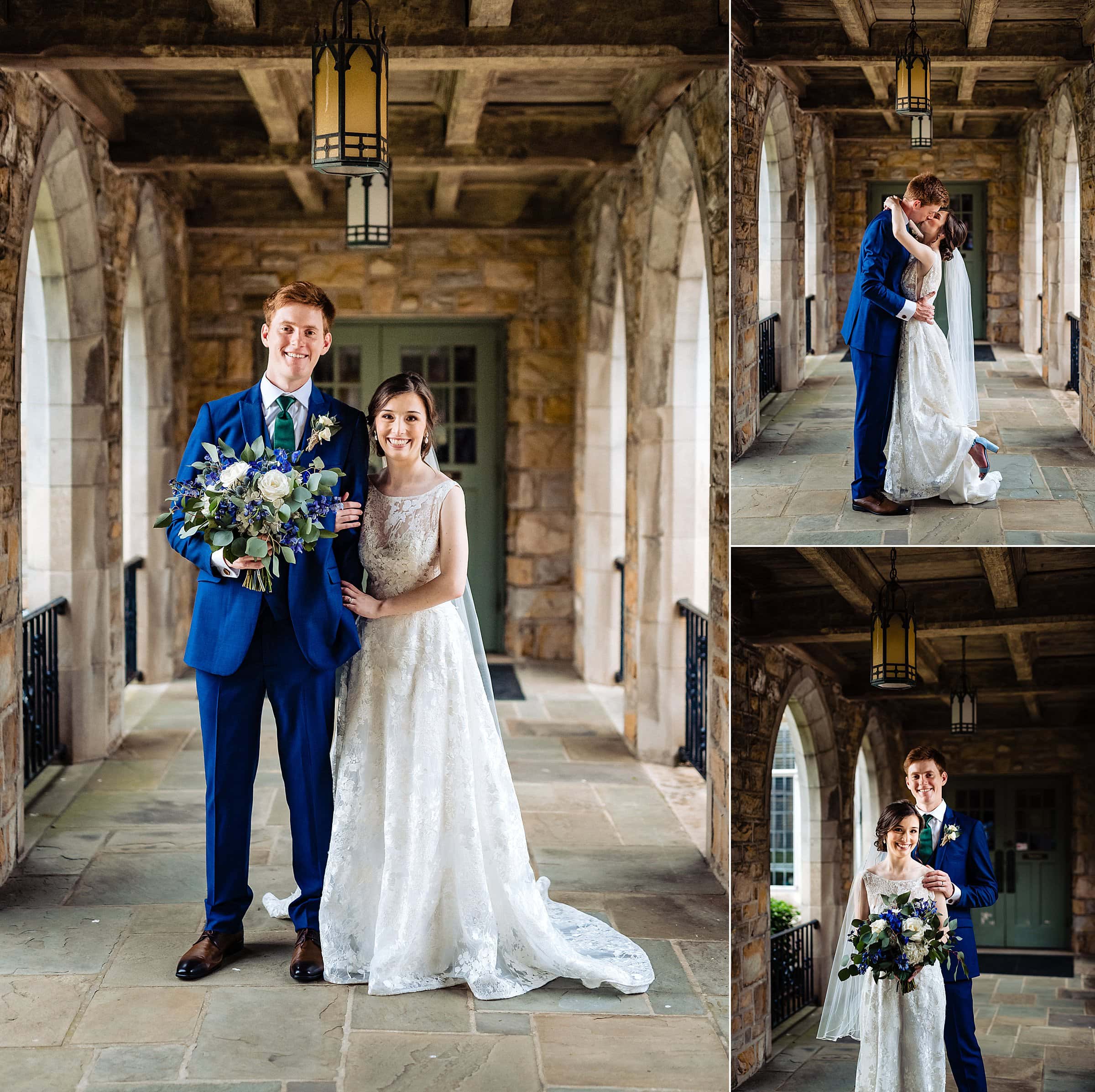 Emerald Green and Navy Blue wedding colors | North Carolina wedding photographers | kivusandcamera.com