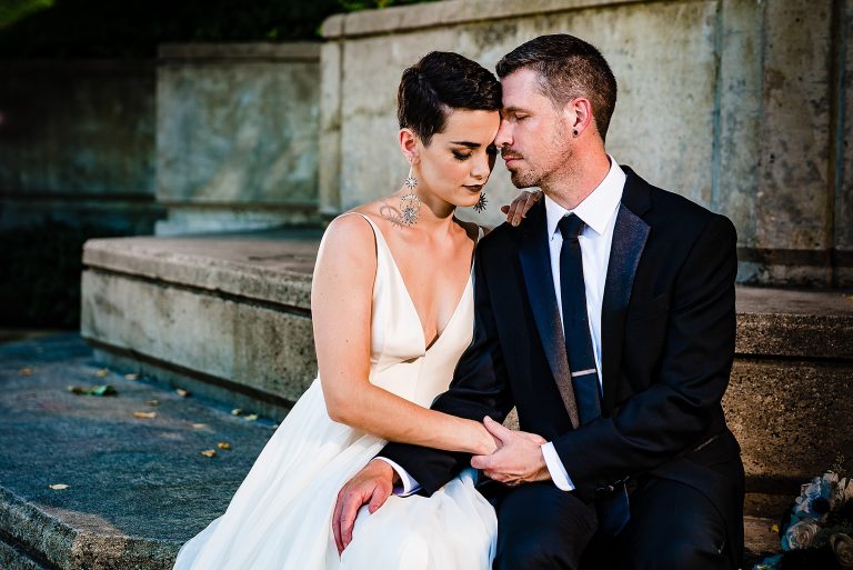 The Cookery, Durham Wedding Photographers, Durham Wedding, The Cookery Wedding, Offbeat Bride, Colorful Wedding, Artistic Wedding Photographers, Short-haired bride, Tattooed Bride, St. Thomas More Wedding, Downtown Durham Wedding Photos