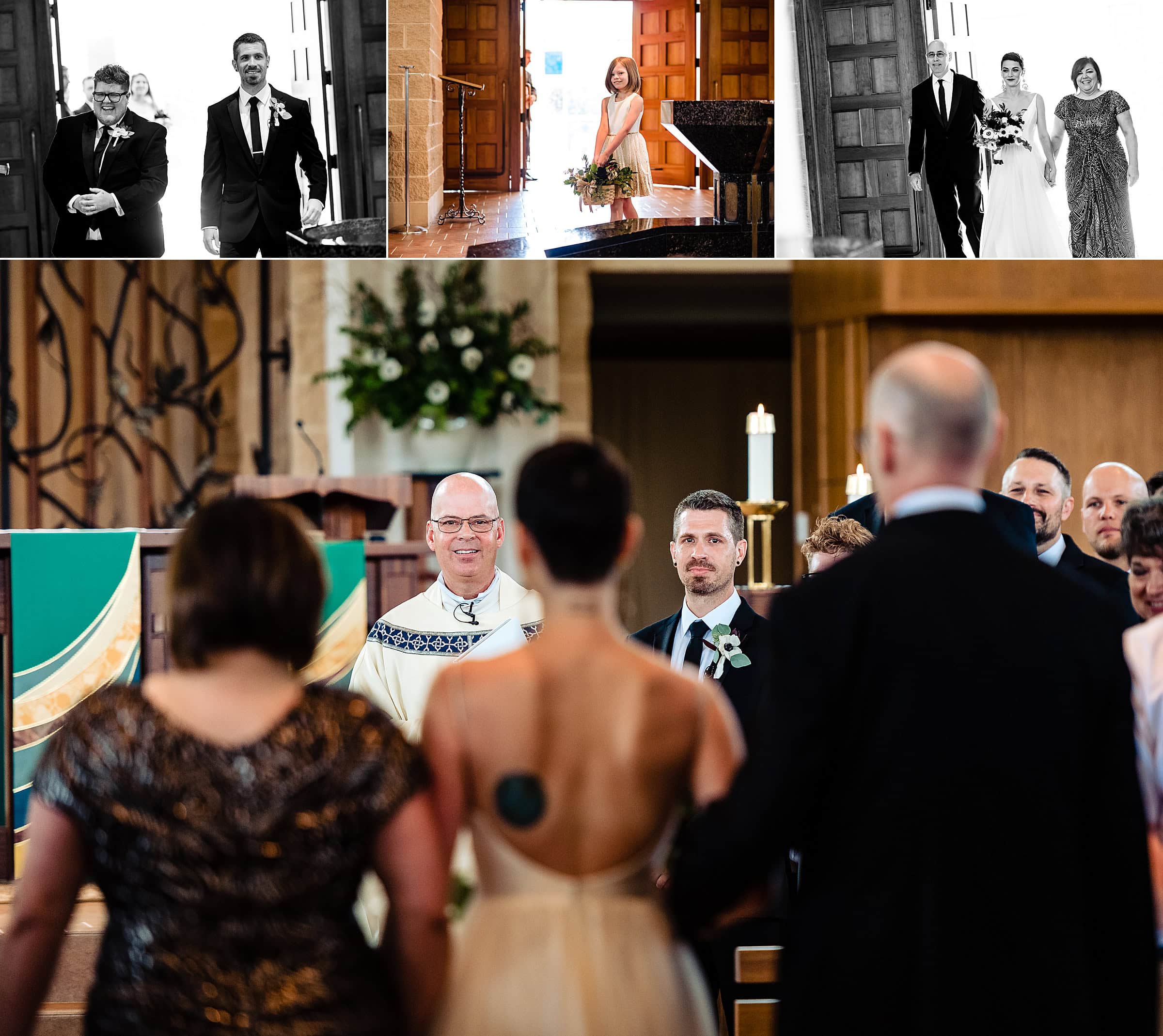 Chapel Hill Wedding Photographers, Chapel Hill Wedding, Offbeat Bride, Colorful Wedding, Artistic Wedding Photographers, Short-haired bride, Tattooed Bride, St. Thomas More Wedding, Catholic Wedding | kivusandcamera.com
