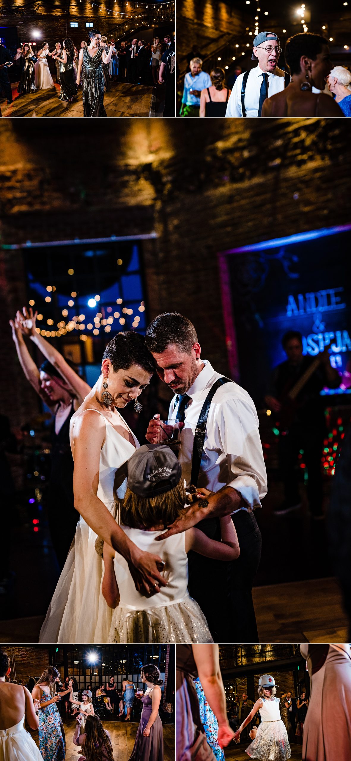 Wedding reception, The Cookery, Durham Wedding Photographers, Durham Wedding, Offbeat Bride, Colorful Wedding, Artistic Wedding Photographers, Short-haired bride, Tattooed Bride, Downtown Durham Wedding | kivusandcamera.com