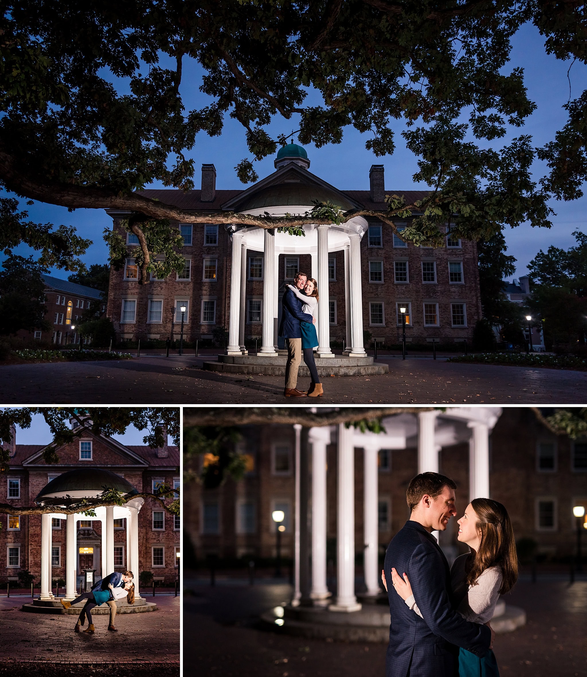 UNC Engagement Photos Chapel Hill