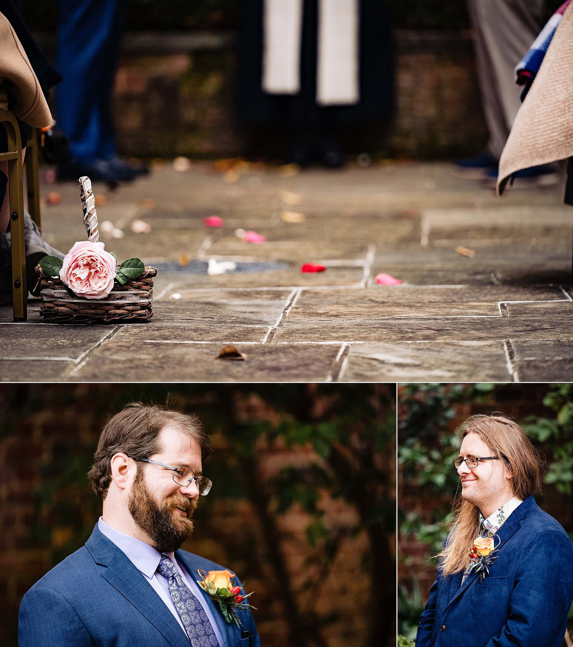 Intimate same-sex wedding ceremony in Chapel Hill from Raleigh wedding photographers