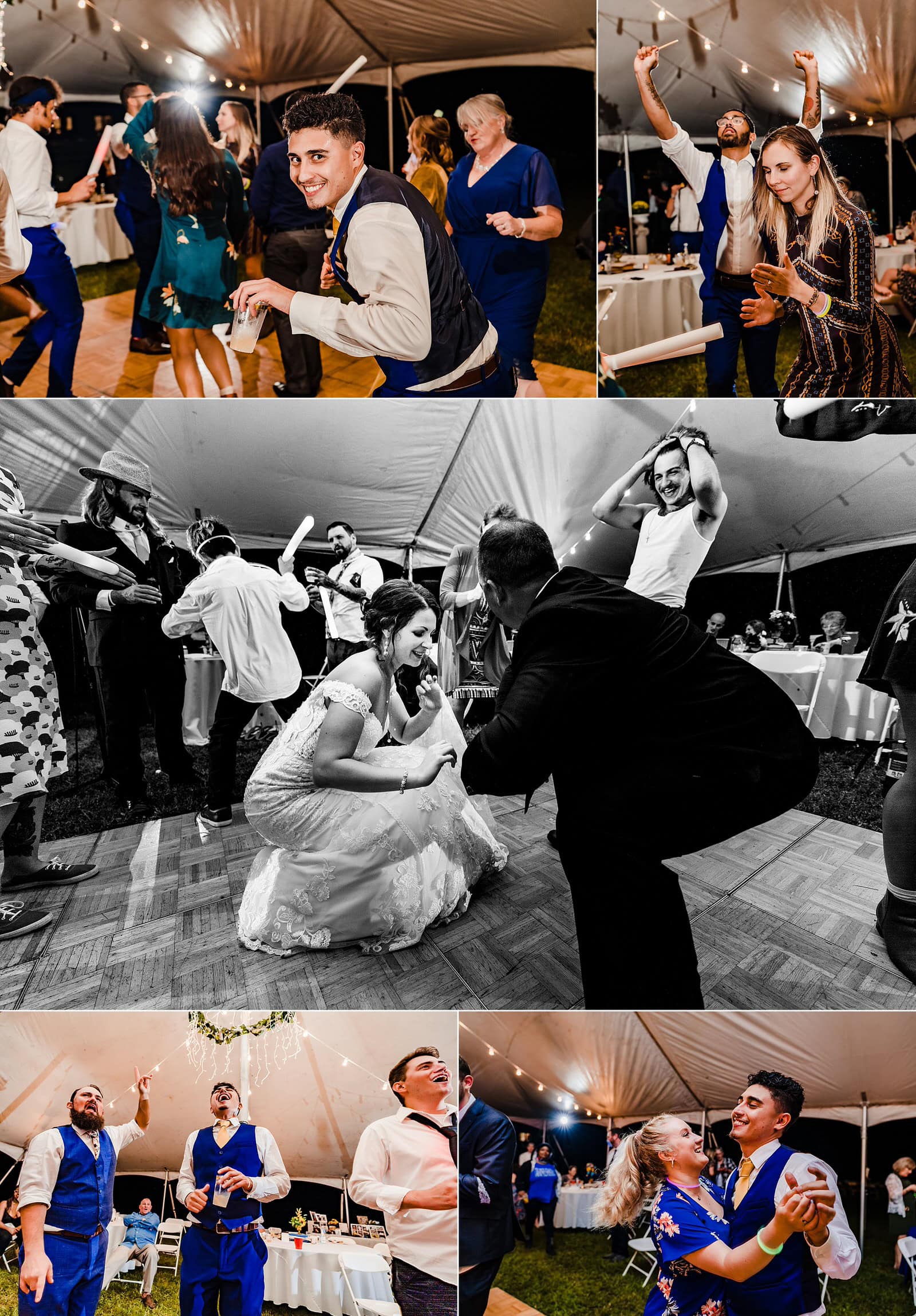 wedding reception dancing