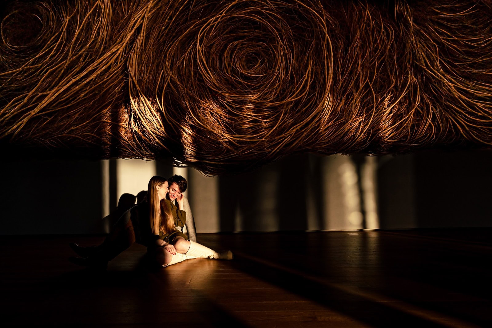 creative engagement photos by Kivus & Camera