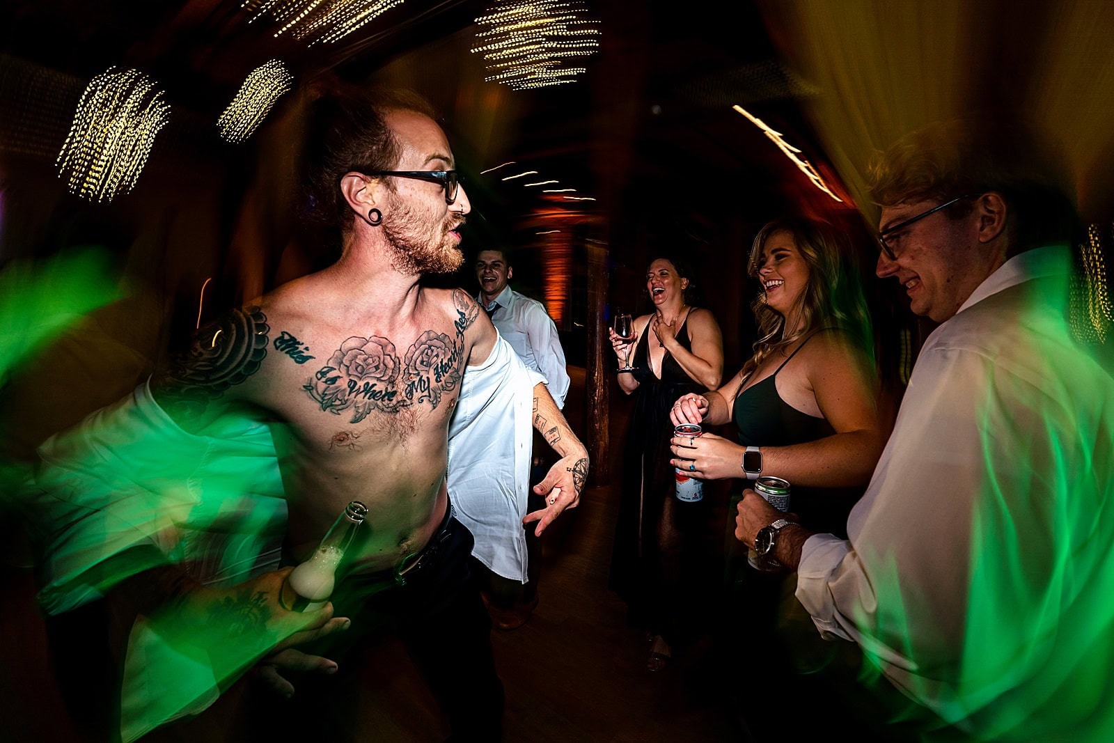 Fun reception moments | downtown durham wedding at the cotton room, images by Kivus & Camera