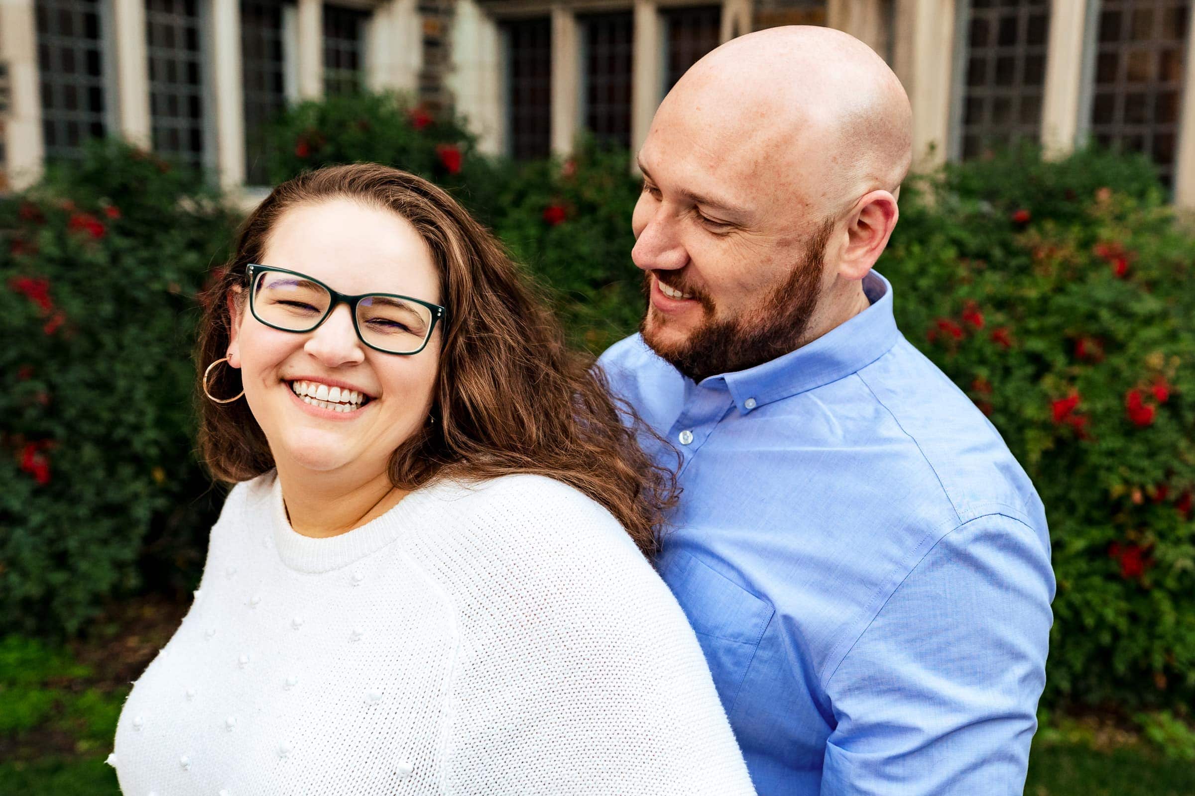 Duke campus engagement photos | photos by Kivus & Camera